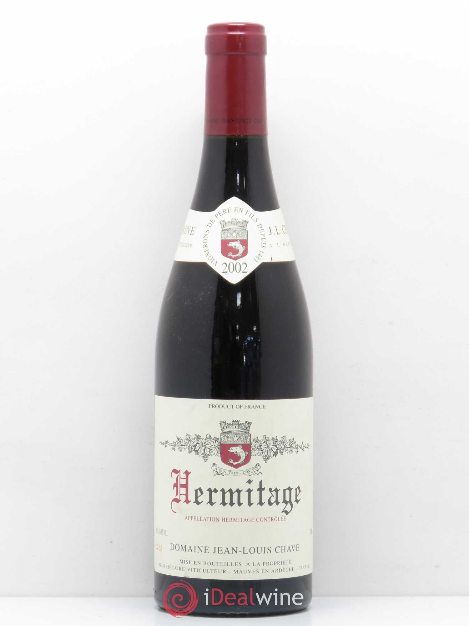 Hermitage Jean-Louis Chave 2002 - Lot de 1 bouteille - 0