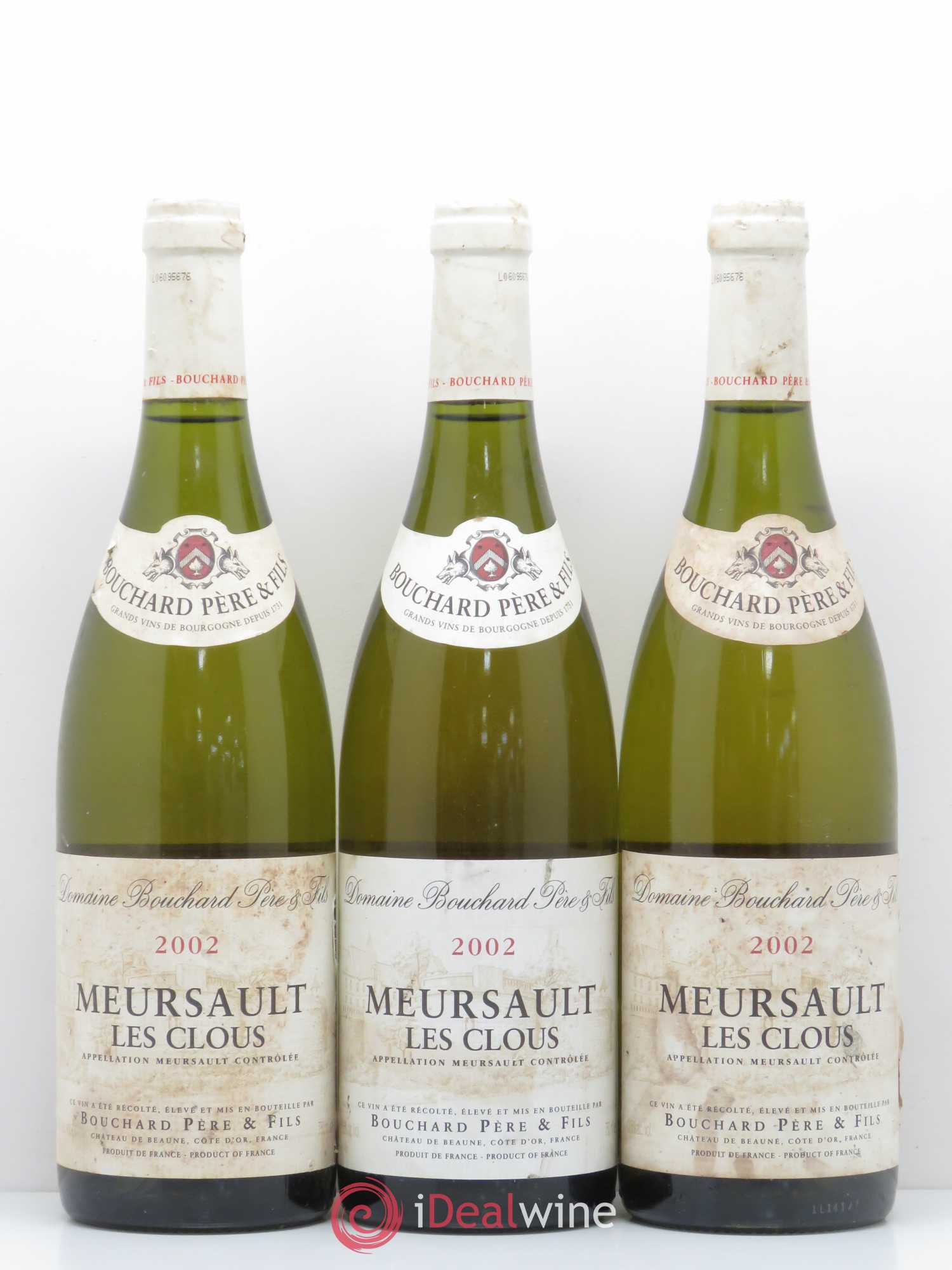 Meursault Les Clous Bouchard Père & Fils 2002 - Lot de 6 bouteilles - 2
