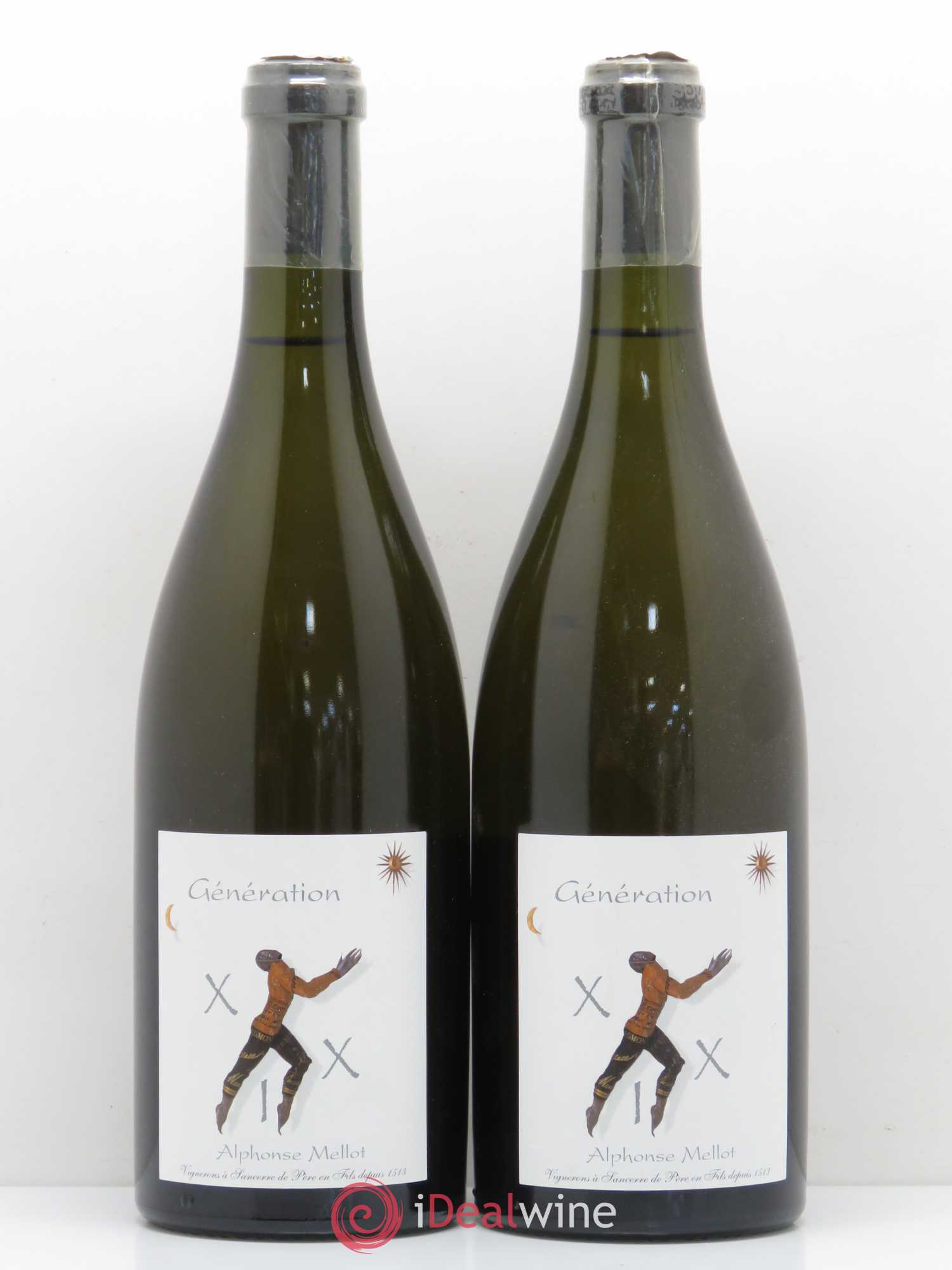 Sancerre Génération XIX Alphonse Mellot (senza prezzo di riserva) 2003 - Lotto di 2 bottiglie - 0