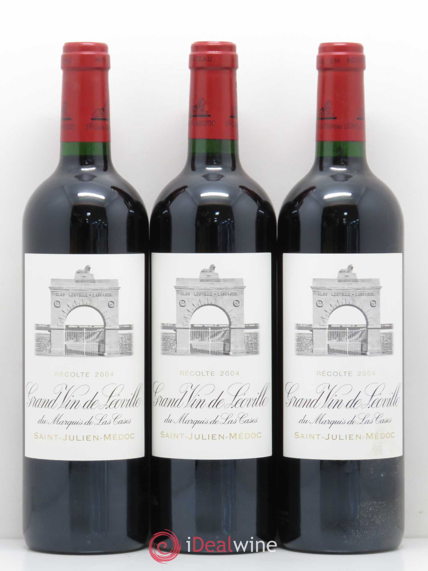 Château Léoville Las Cases 2ème Grand Cru Classé 2004 - Lot de 6 bouteilles - 1