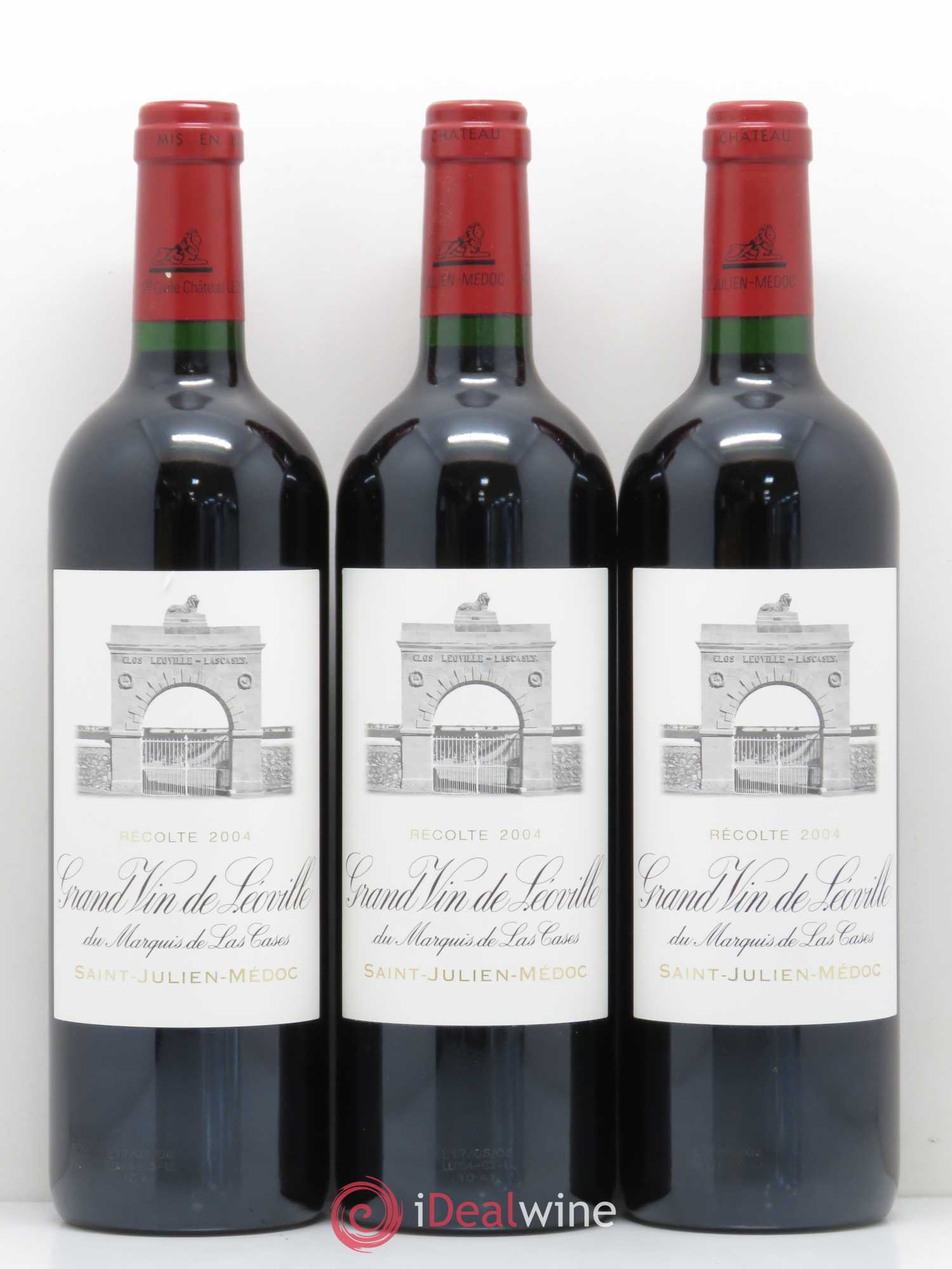 Château Léoville Las Cases 2ème Grand Cru Classé 2004 - Lot de 6 bouteilles - 2