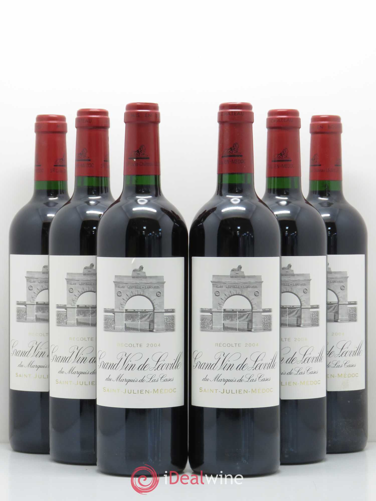 Château Léoville Las Cases 2ème Grand Cru Classé 2004 - Lot de 6 bouteilles - 0