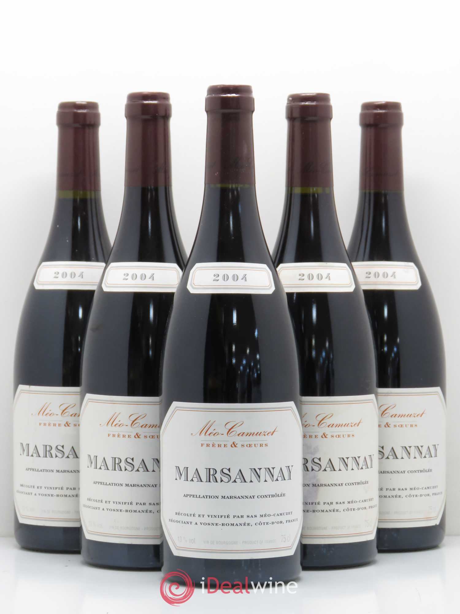 Marsannay Méo-Camuzet (Domaine) Frère et Soeur 2004 - Lotto di 5 bottiglie - 0