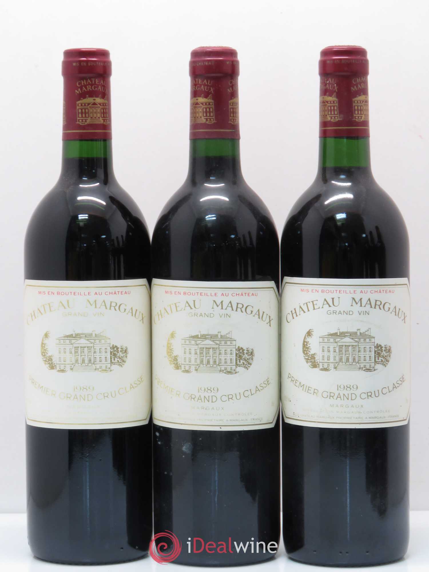 Château Margaux 1er Grand Cru Classé 1989 - Lot de 6 bouteilles - 1