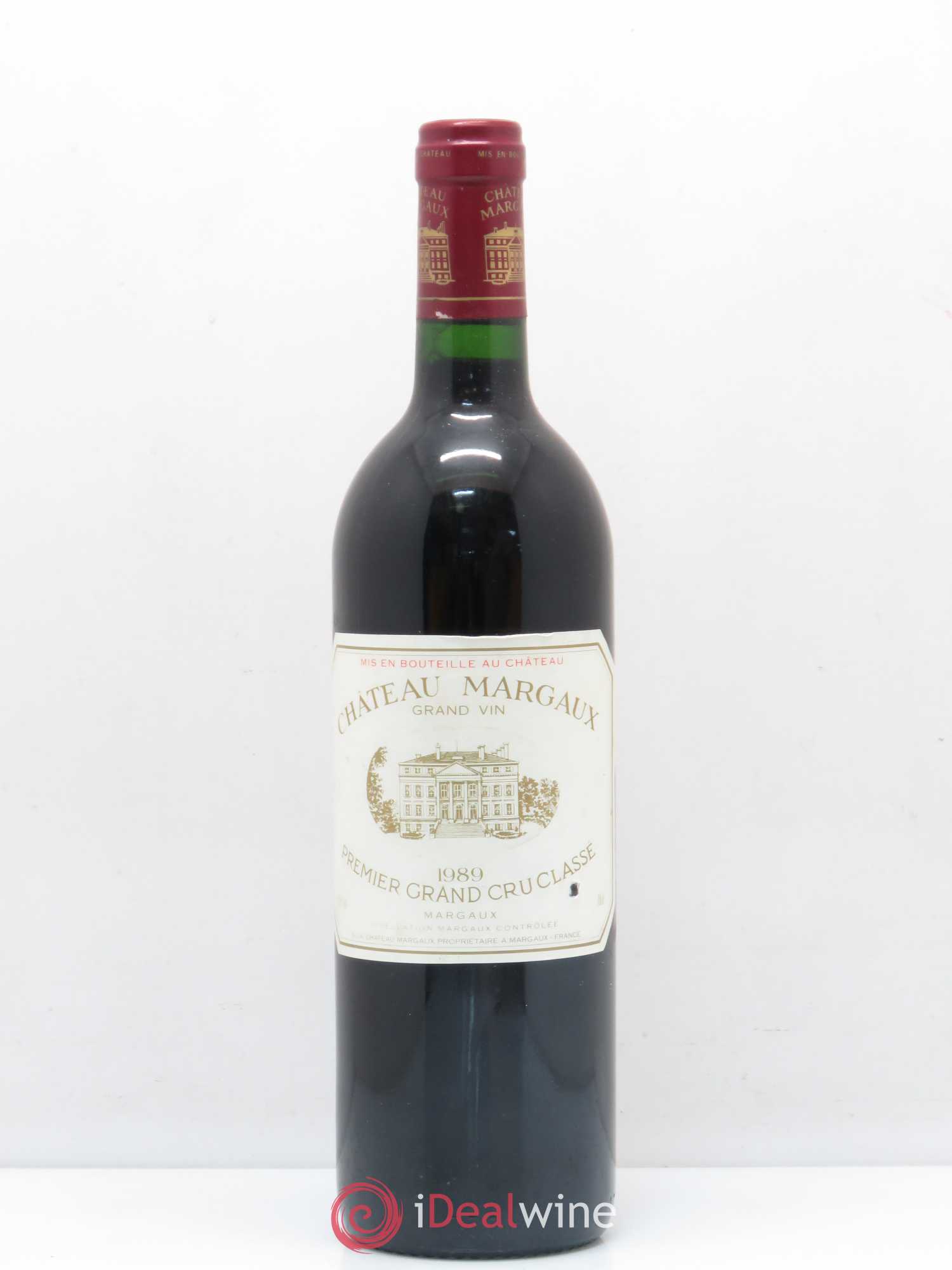 Château Margaux 1er Grand Cru Classé 1989 - Lot de 1 bouteille - 0