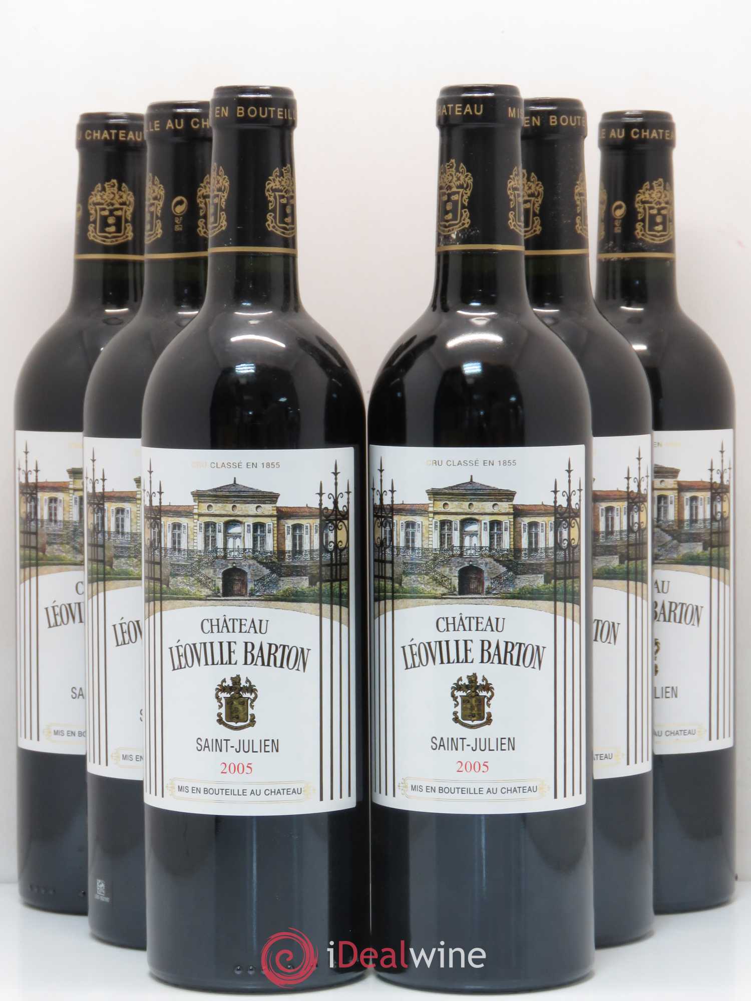 Château Léoville Barton 2ème Grand Cru Classé 2005 - Lot de 6 bouteilles - 0