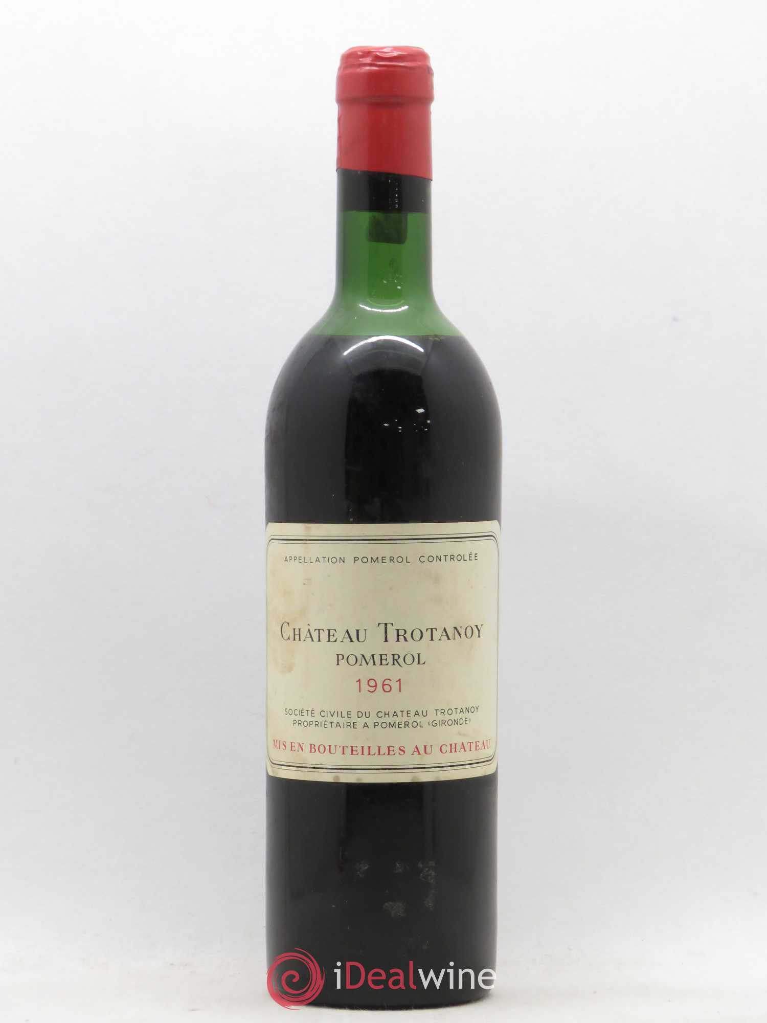 Château Trotanoy 1961 - Lot de 1 bouteille - 0