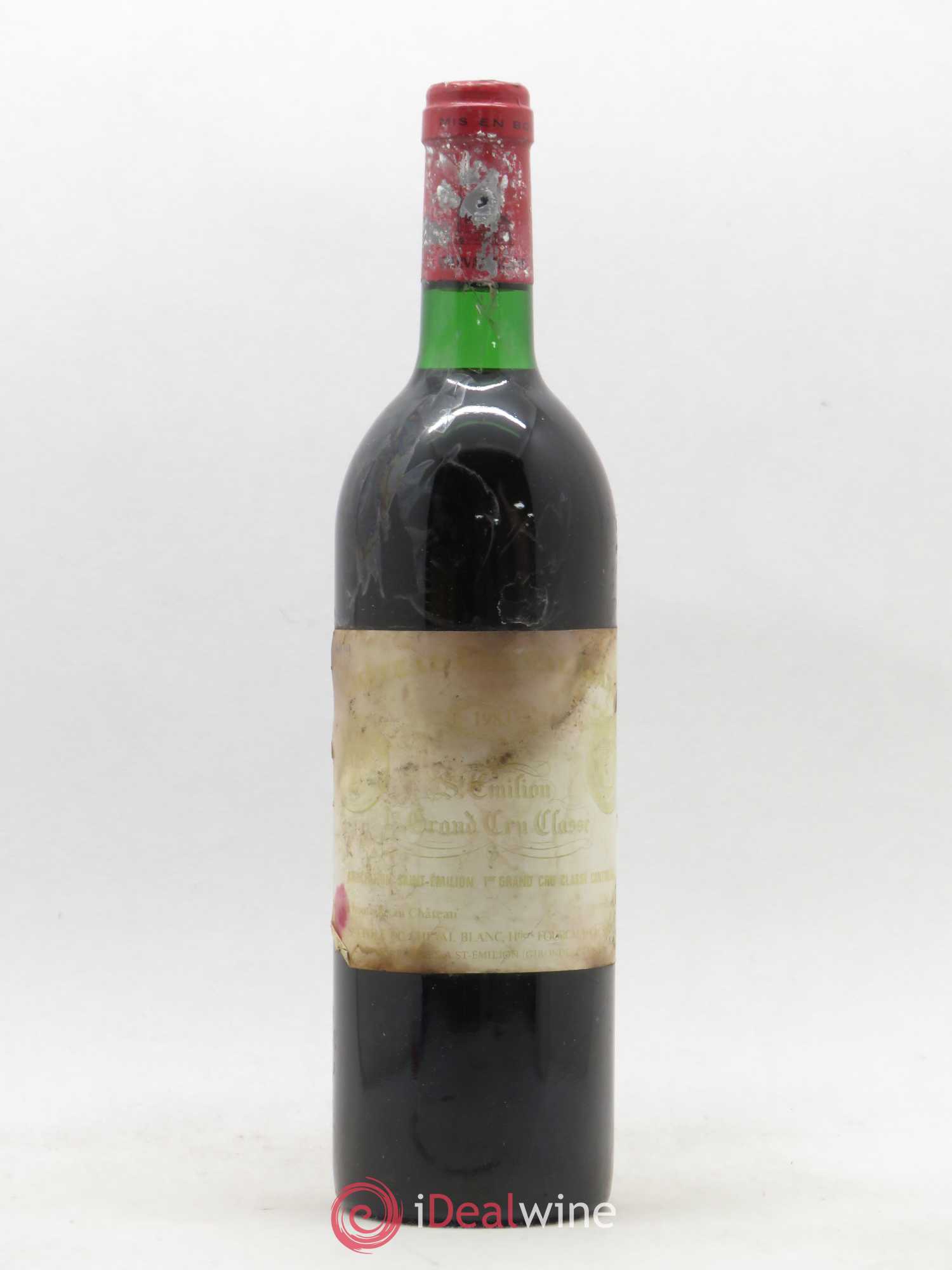 Château Cheval Blanc 1er Grand Cru Classé A 1983 - Lot de 1 bouteille - 0