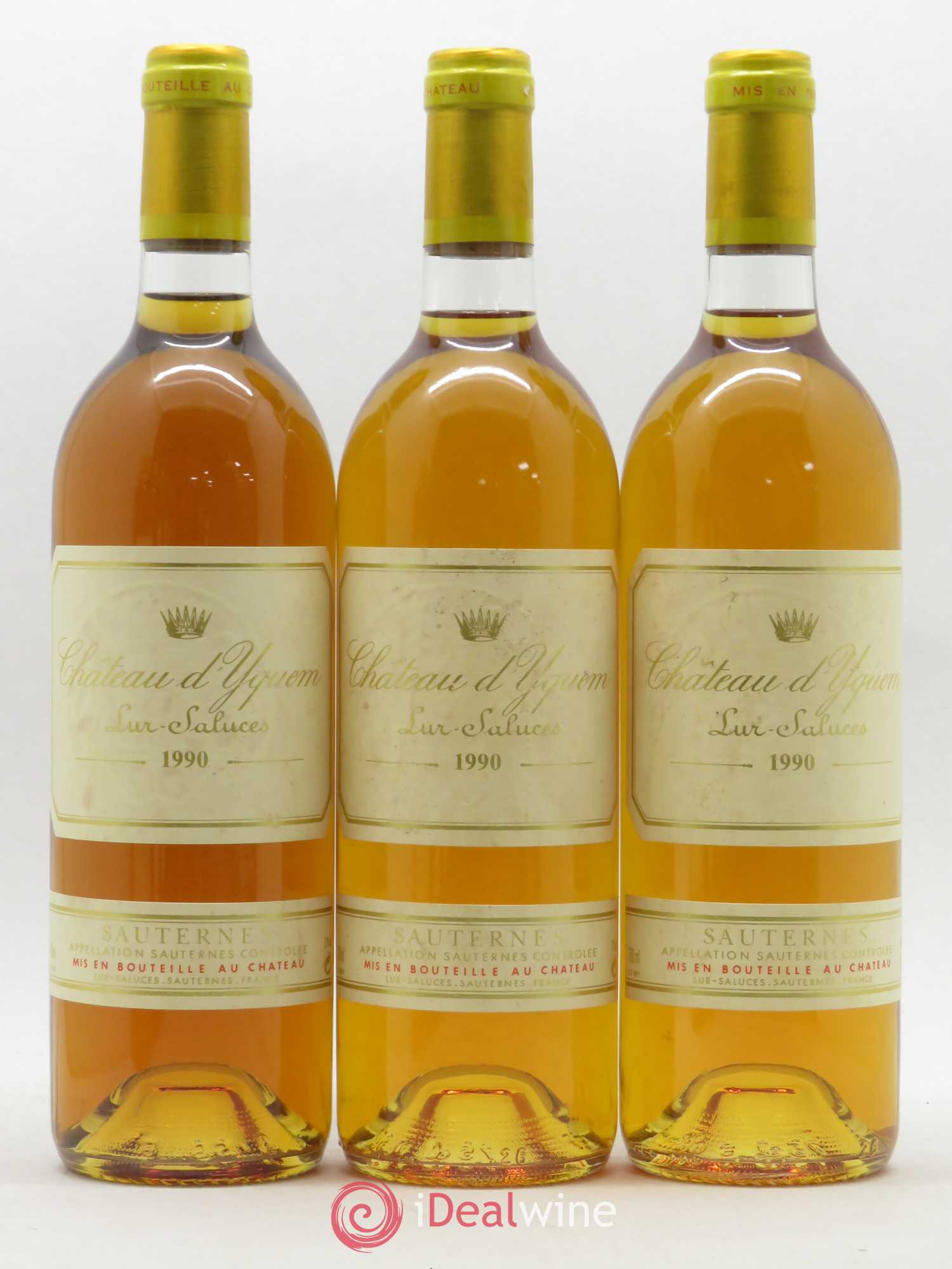 Château d' Yquem 1er Cru Classé Supérieur 1990 - Lotto di 6 bottiglie - 2