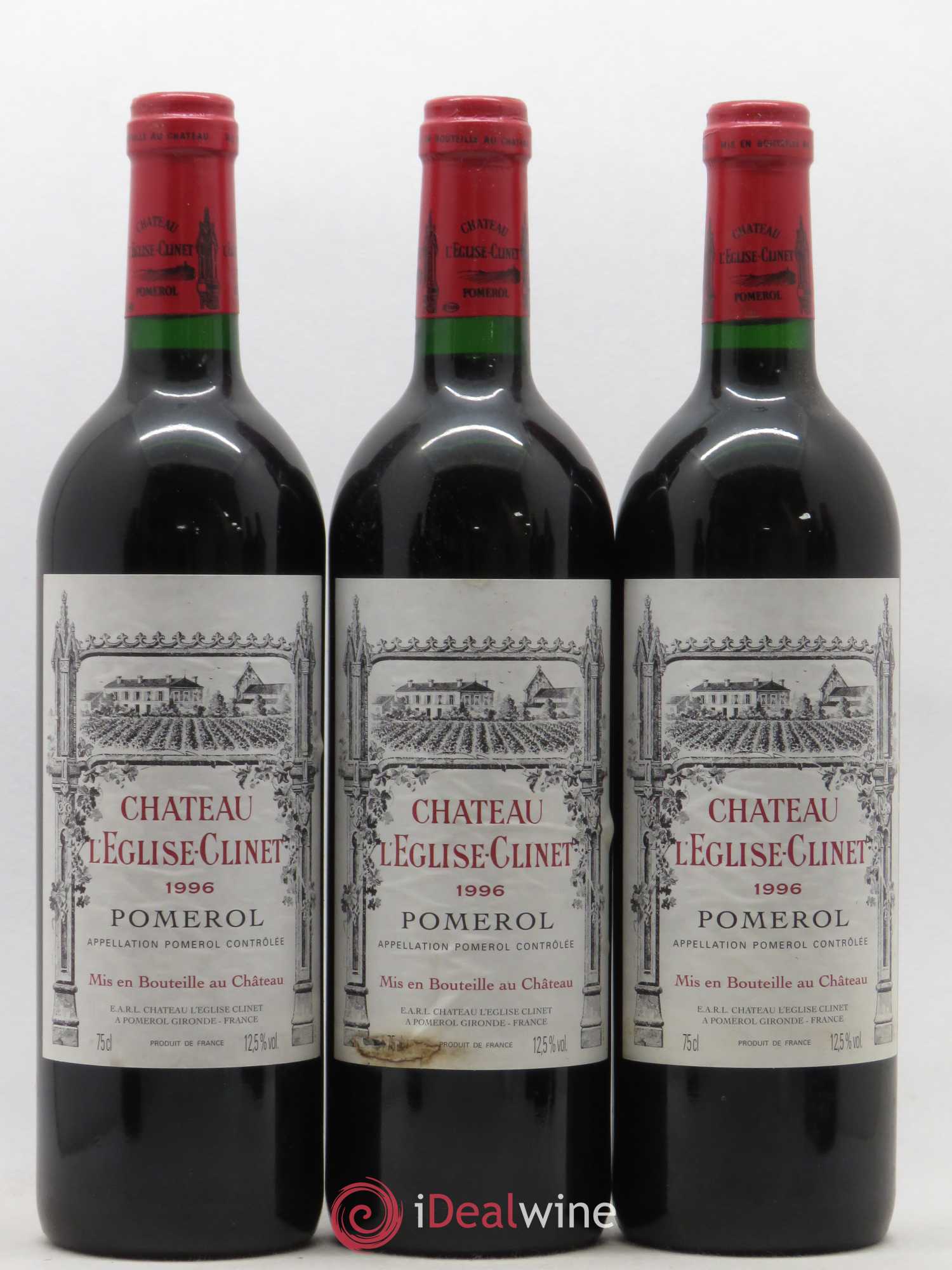 Château l' Église Clinet 1996 - Lot de 12 bouteilles - 2