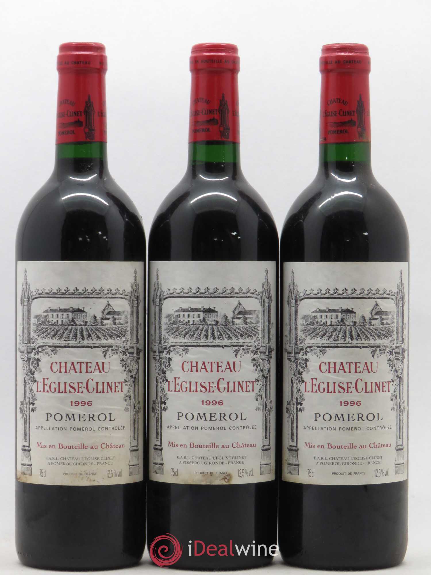 Château l' Église Clinet 1996 - Lot de 12 bouteilles - 3