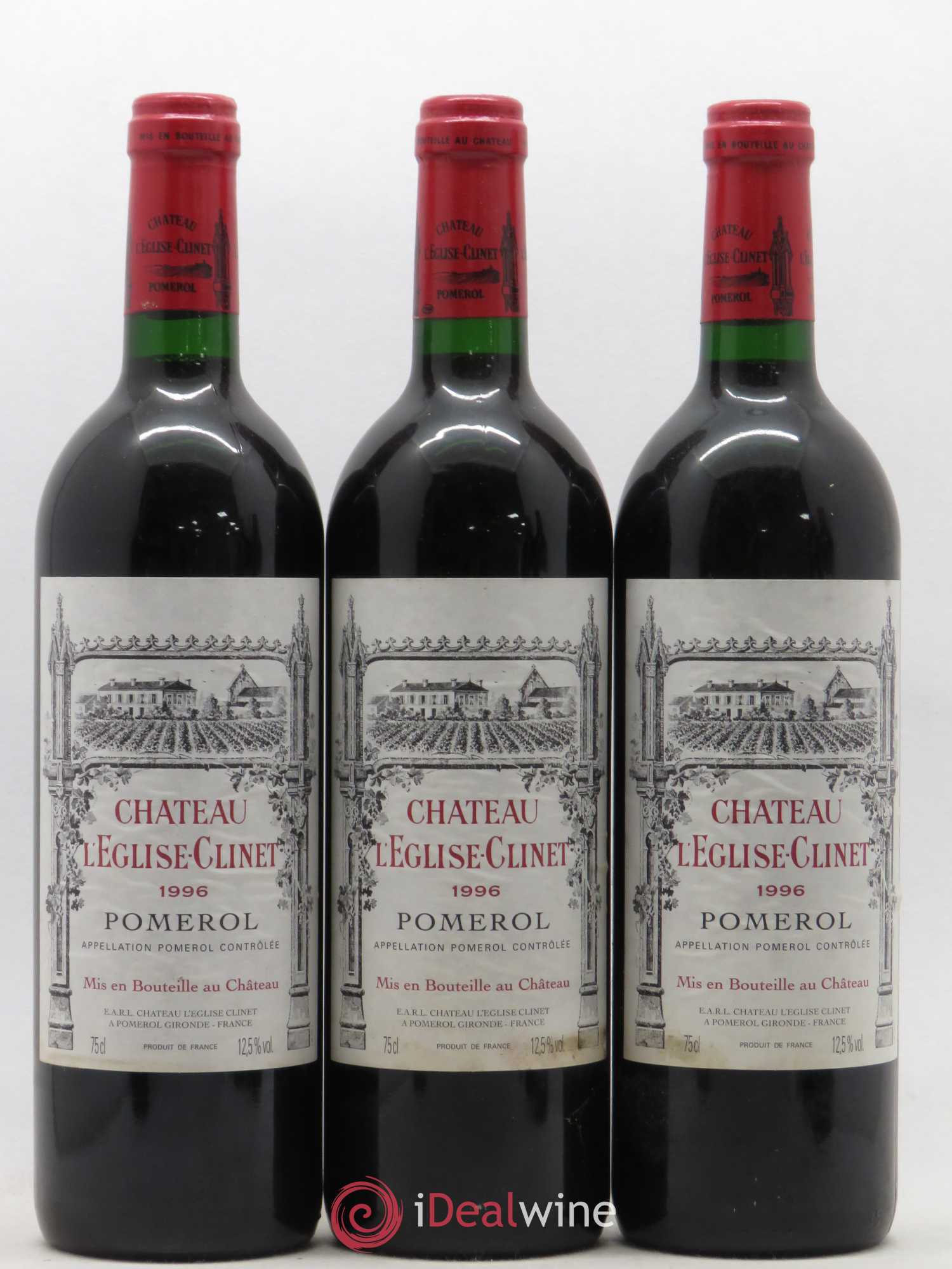 Château l' Église Clinet 1996 - Lot de 12 bouteilles - 4