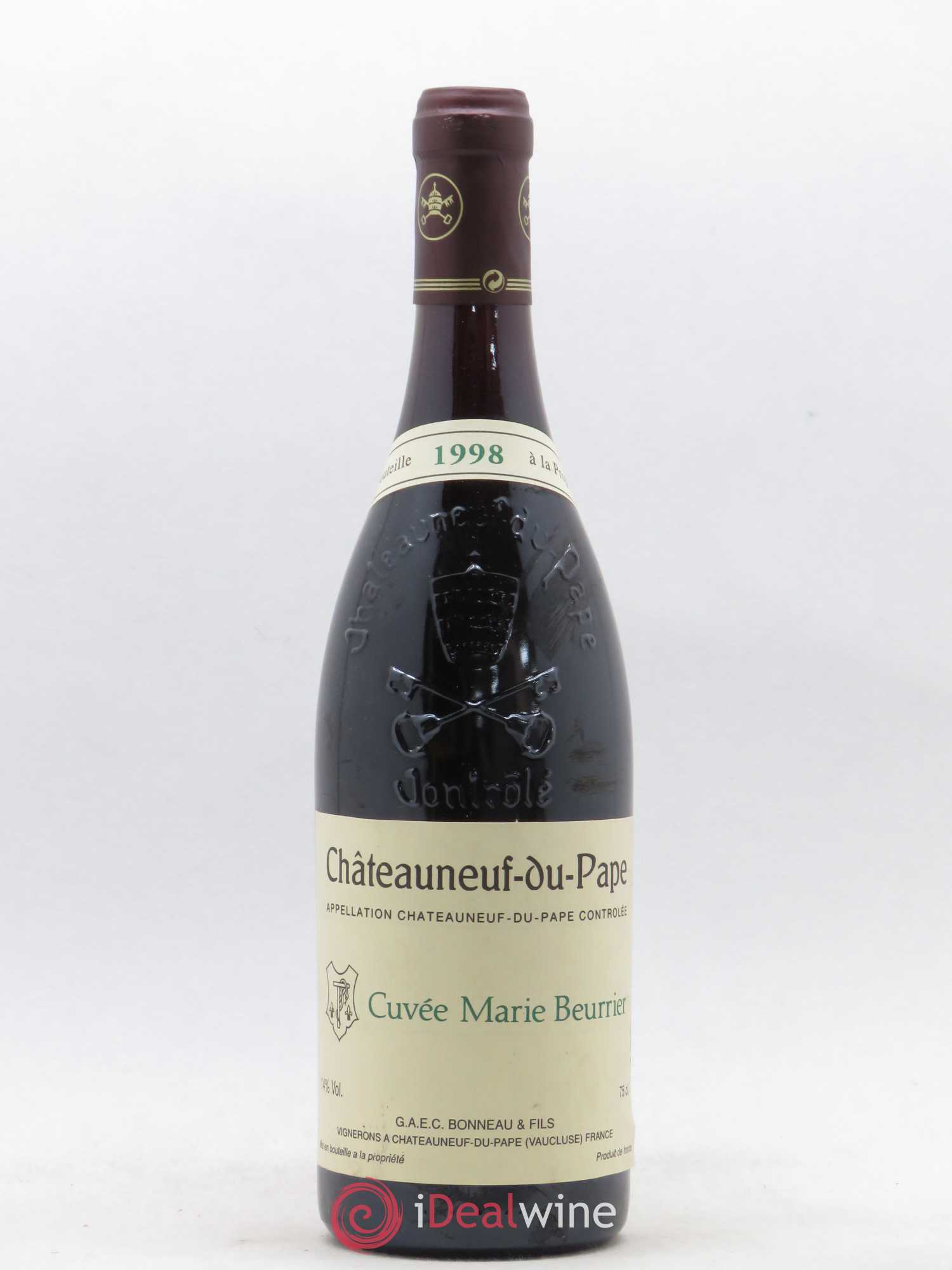 Châteauneuf-du-Pape Marie Beurrier Henri Bonneau & Fils 1998 - Lot de 1 bouteille - 0