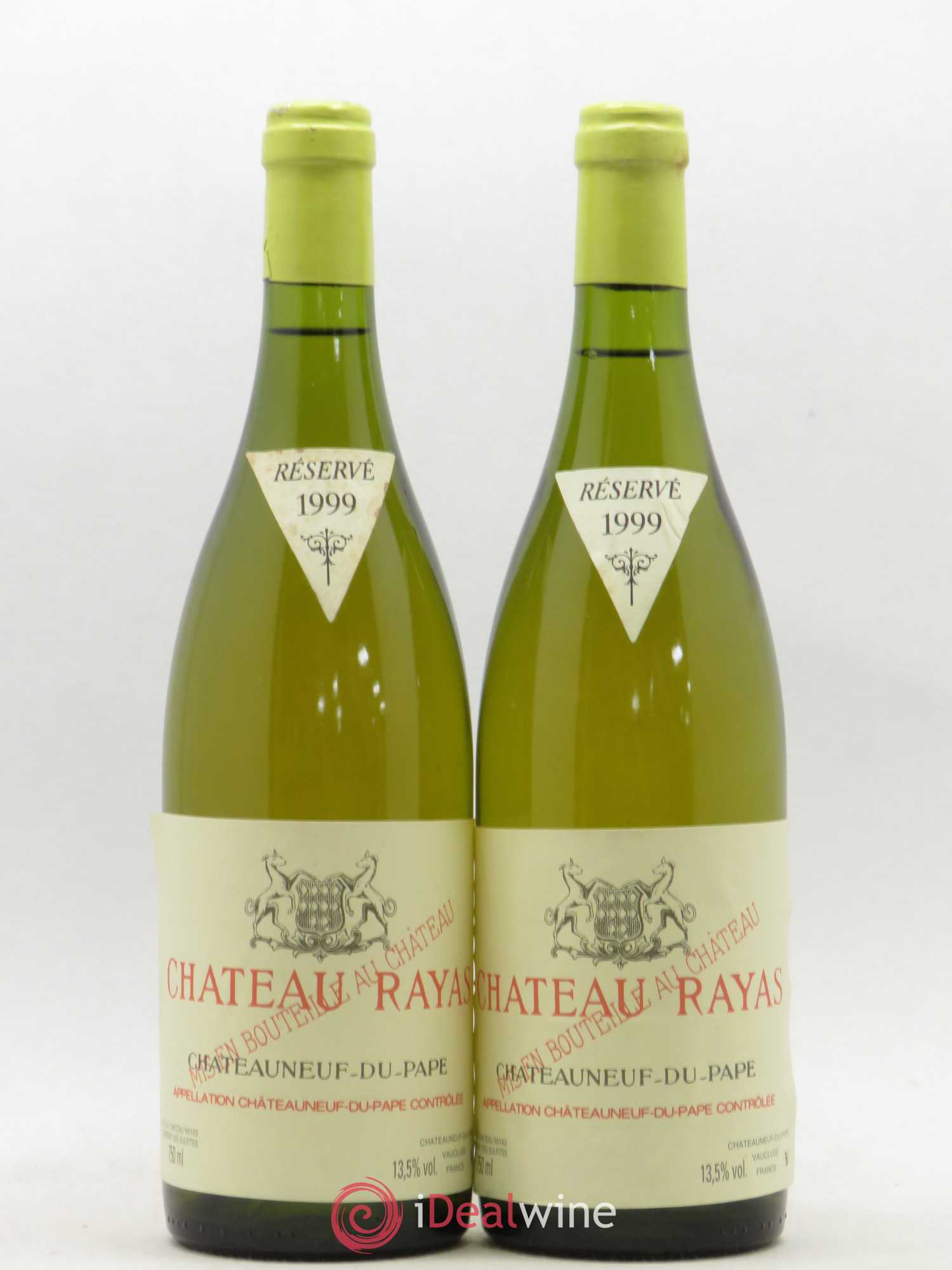 Châteauneuf-du-Pape Château Rayas Emmanuel Reynaud 1999 - Lot de 2 bouteilles - 0