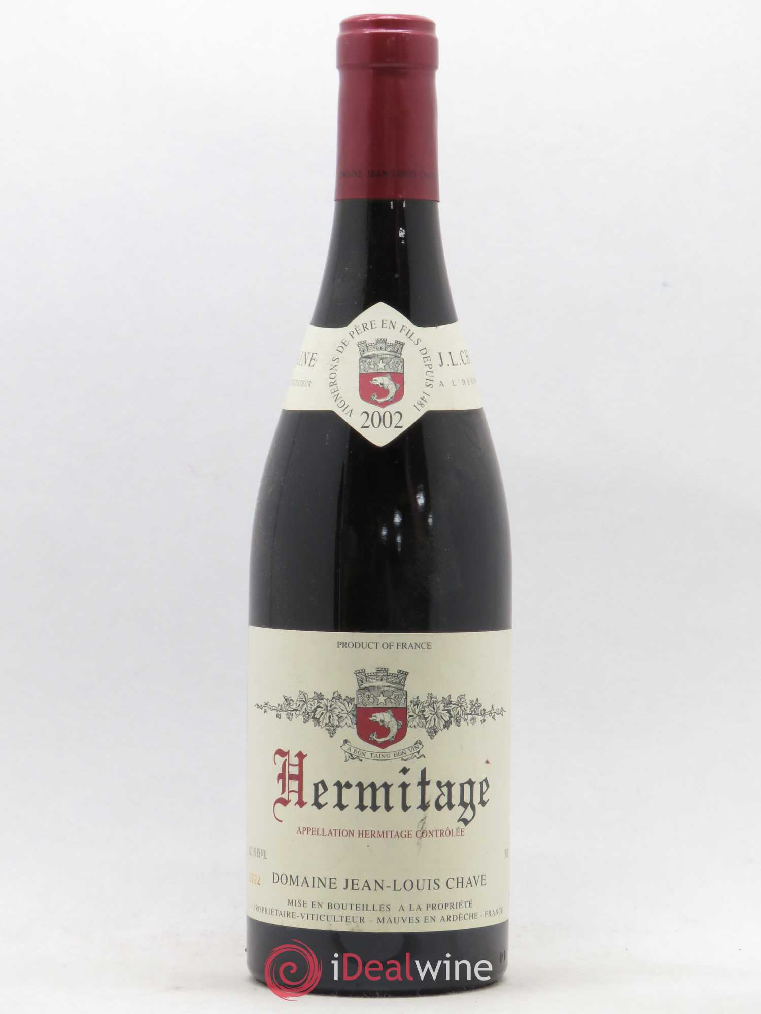 Hermitage Jean-Louis Chave 2002 - Lot de 1 bouteille - 0