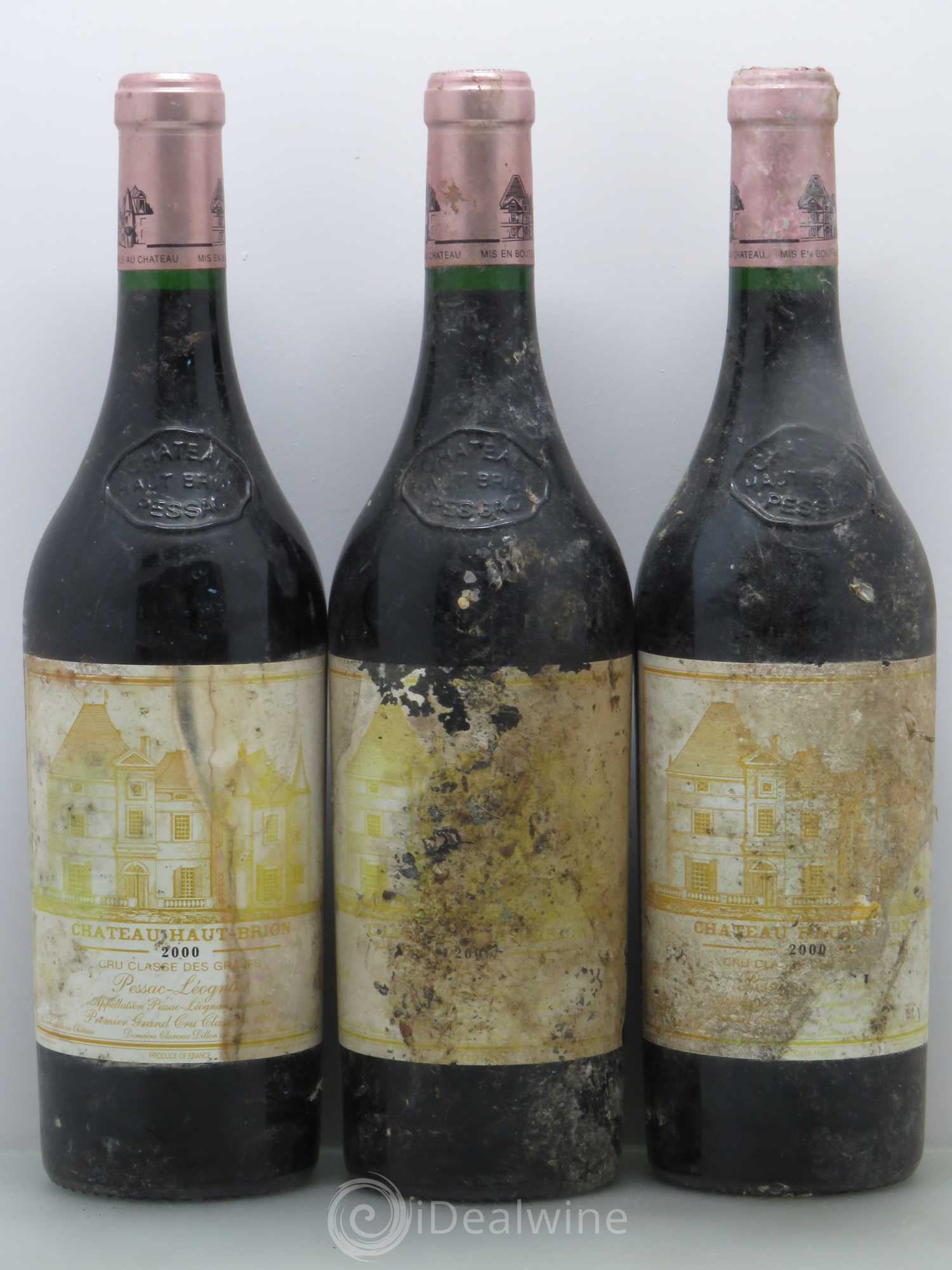 Château Haut Brion 1er Grand Cru Classé 2000 - Lot de 6 bouteilles - 2