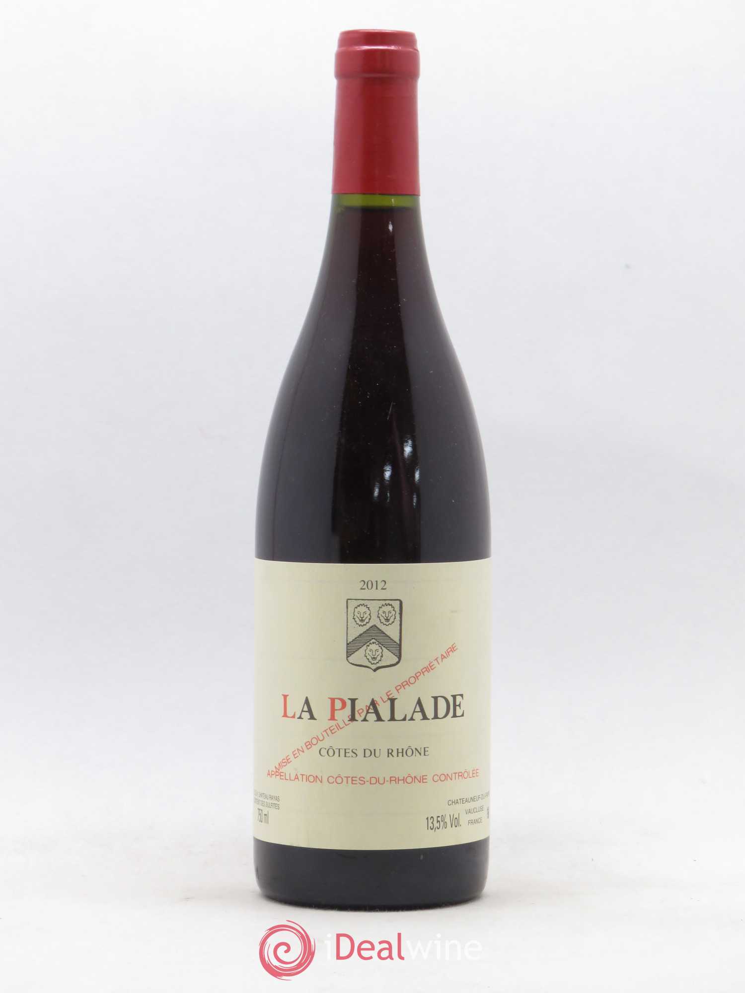 Côtes-du-Rhône La Pialade Emmanuel Reynaud 2012 - Lot de 1 bouteille - 0