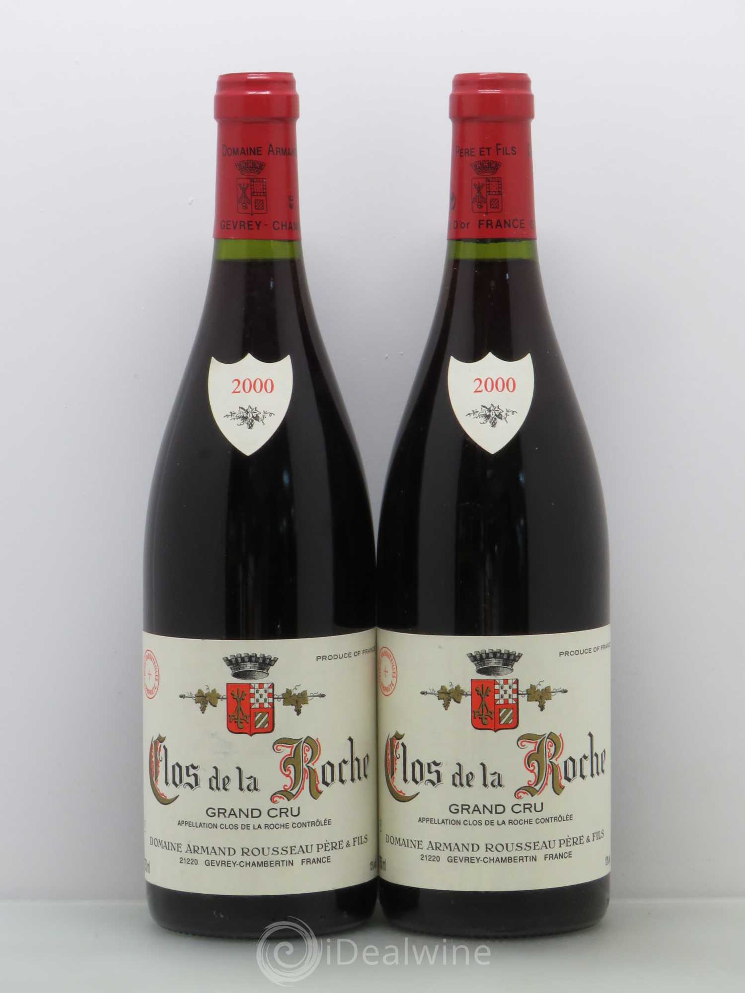 Clos de la Roche Grand Cru Armand Rousseau (Domaine) 2000 - Posten von 2 Flaschen - 0