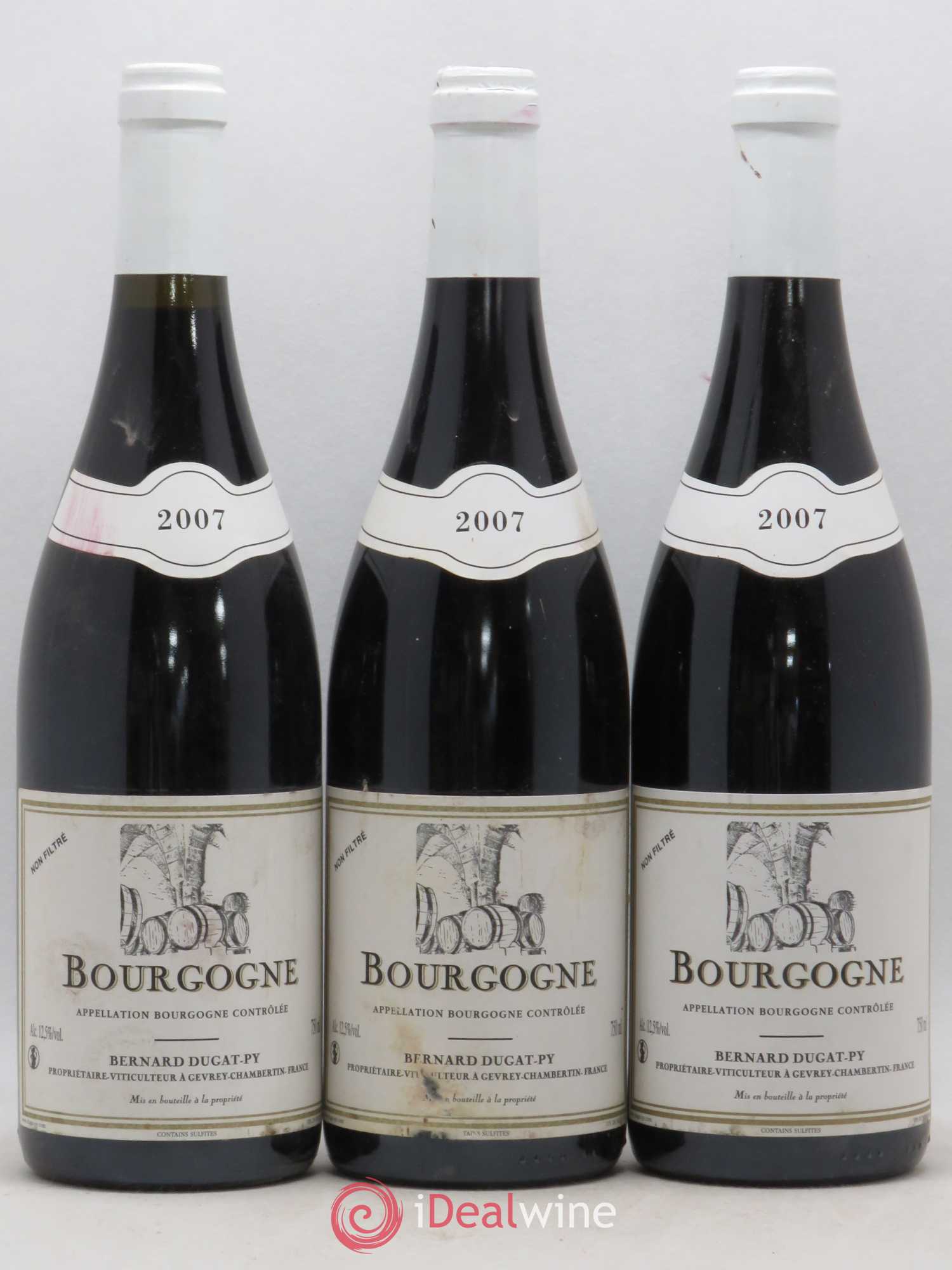 Bourgogne Dugat-Py 2007 - Lot de 3 bouteilles - 0