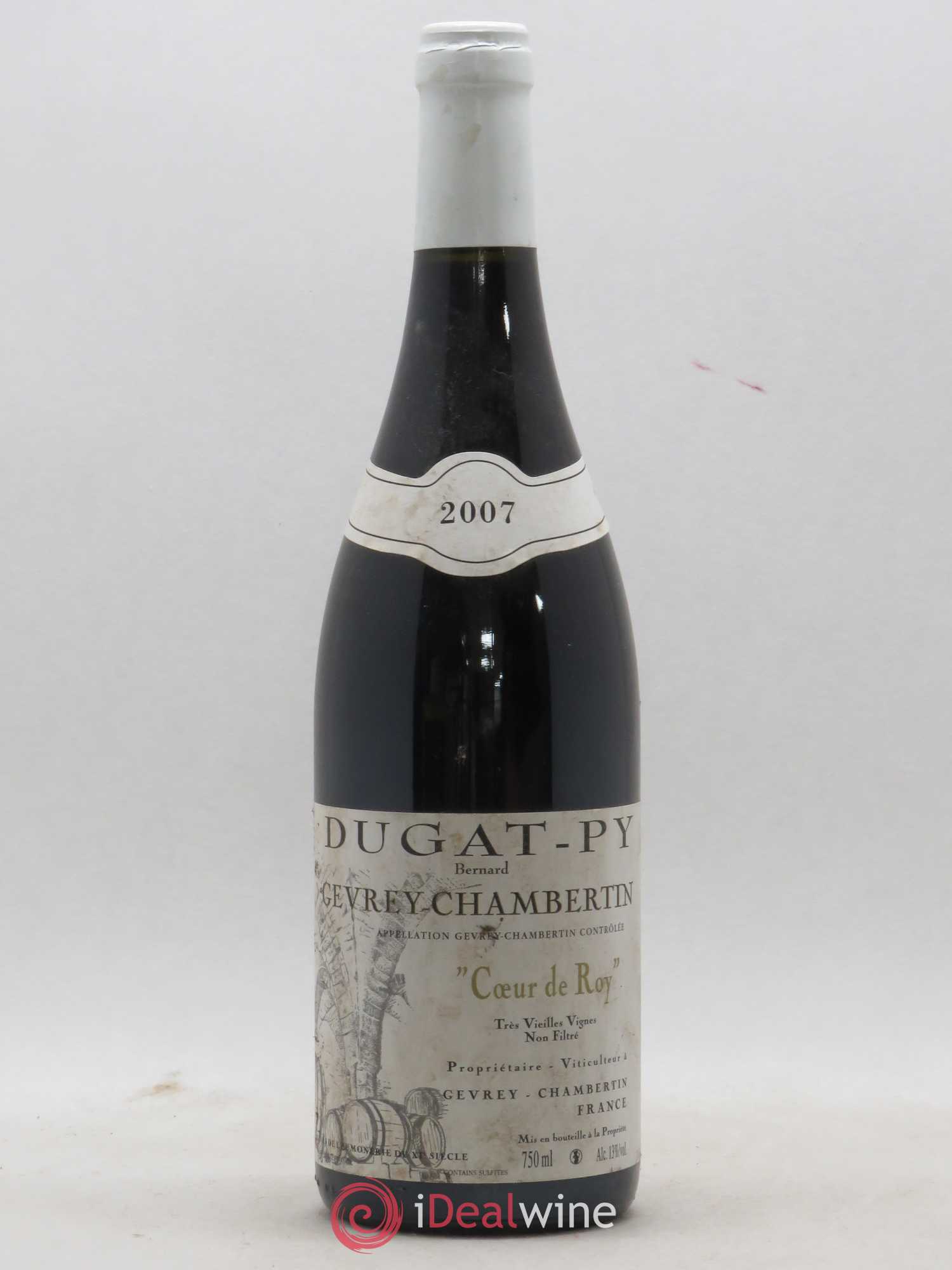 Gevrey-Chambertin Coeur de Roy Très Vieilles Vignes Dugat-Py 2007 - Lot de 1 bouteille - 0