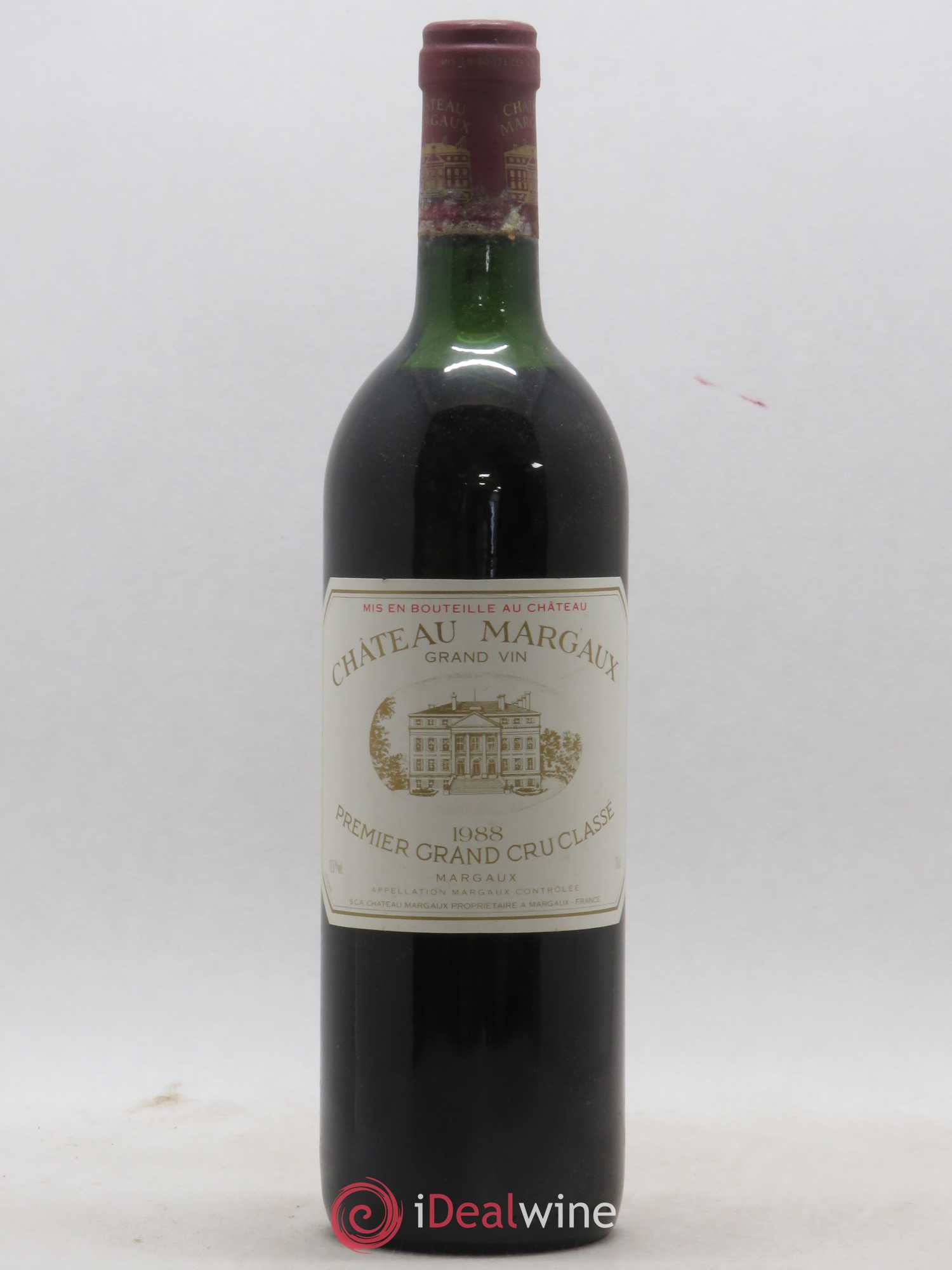 Château Margaux 1er Grand Cru Classé 1988 - Lot de 1 bouteille - 0