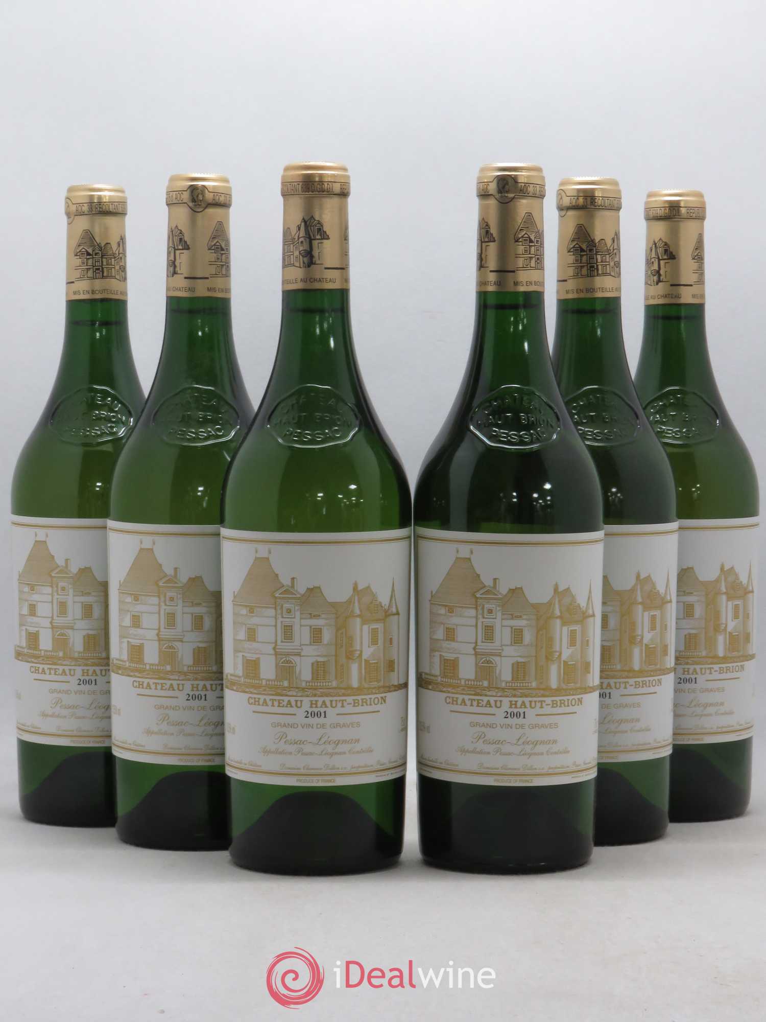 Château Haut Brion 2001 - Lot de 6 bouteilles - 0