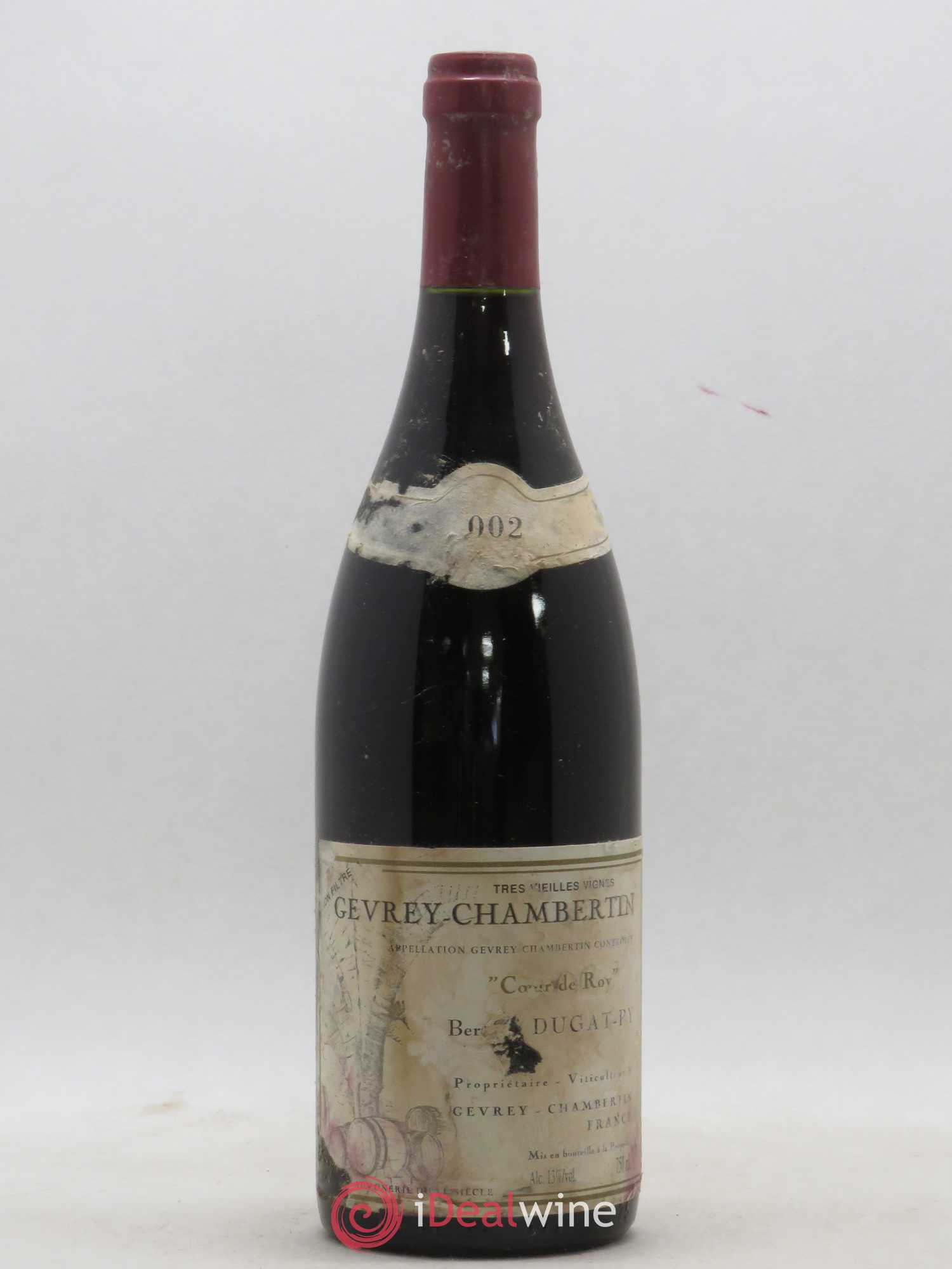 Gevrey-Chambertin Coeur de Roy Très Vieilles Vignes Dugat-Py 2002 - Lot de 1 bouteille - 0
