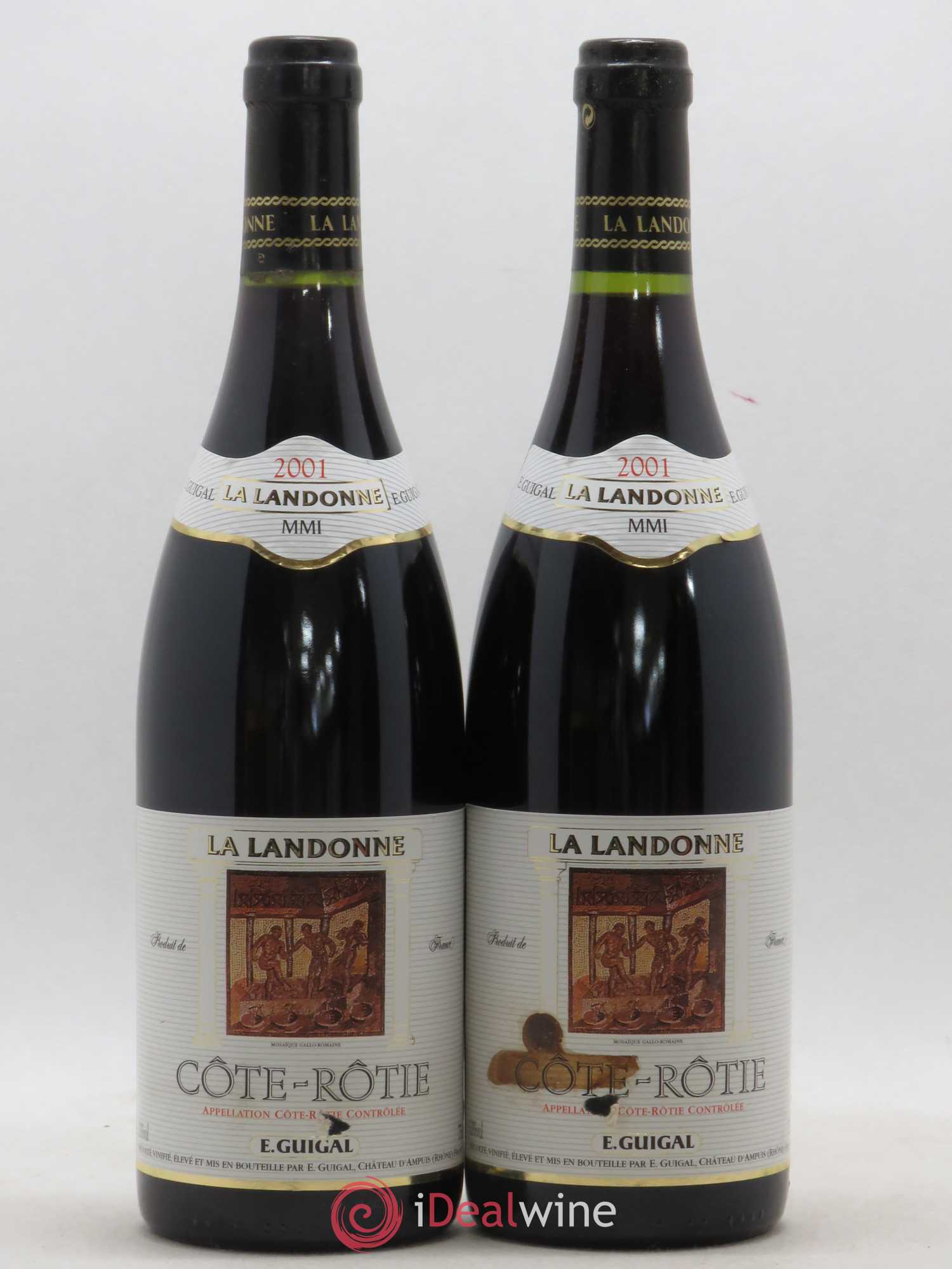 Côte-Rôtie La Landonne Guigal 2001 - Lot de 2 bouteilles - 0