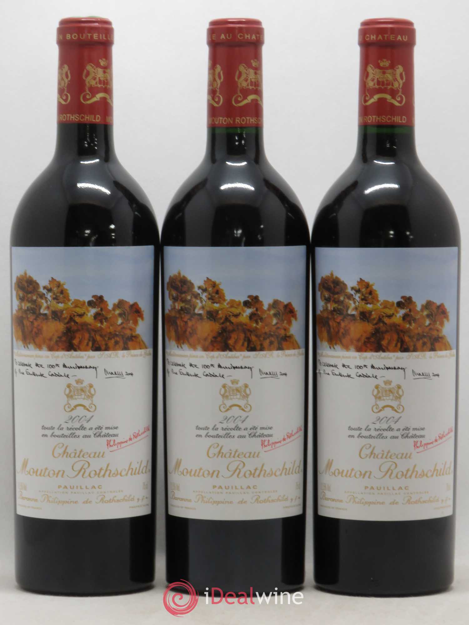 Château Mouton Rothschild 1er Grand Cru Classé 2004 - Lot de 6 bouteilles - 3