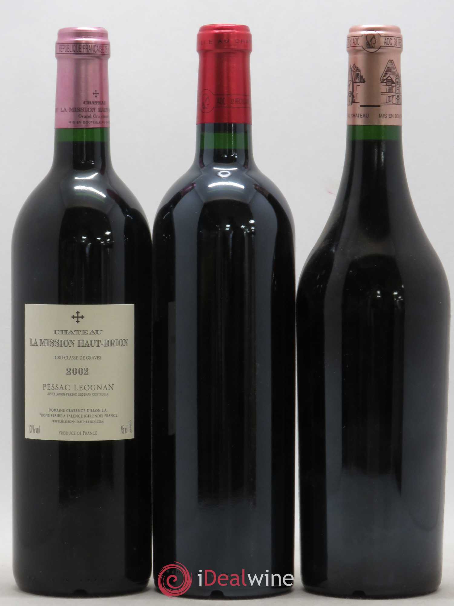Caisse Collection Duclot 1 PETRUS, 1 LATOUR, 1 HAUT BRION, 1 LA MISSION HAUT BRION, 1 AUSONE, 1 CHEVAL BLANC, 1 MOUTON ROTHSCHILD, 1 MARGAUX, 1 LAFITE ROTHSCHILD 2002 - Posten von 9 Flaschen - 4