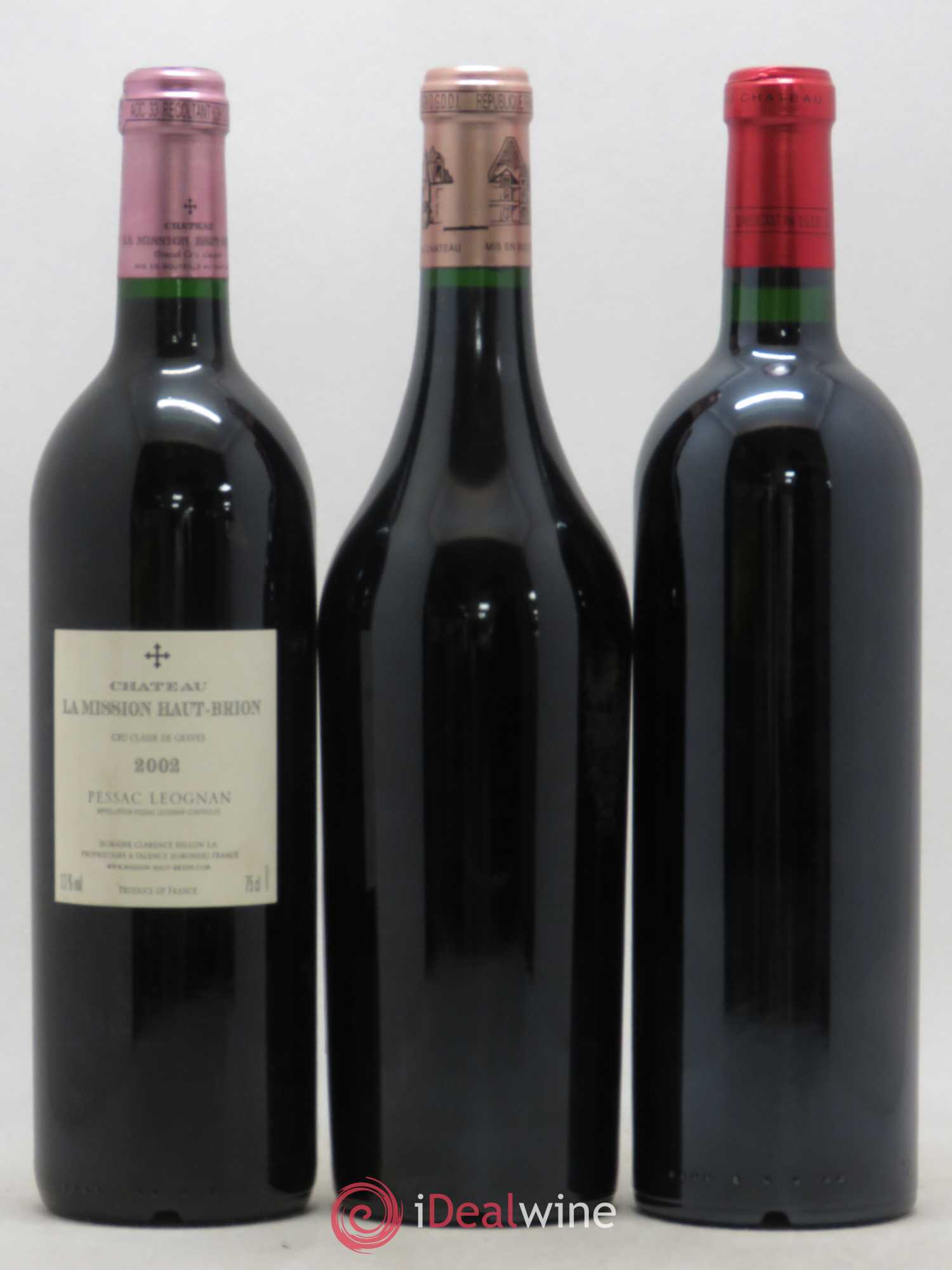 Caisse Collection Duclot 1 PETRUS, 1 LATOUR, 1 HAUT BRION, 1 LA MISSION HAUT BRION, 1 AUSONE, 1 CHEVAL BLANC, 1 MOUTON ROTHSCHILD, 1 MARGAUX, 1 LAFITE ROTHSCHILD 2002 - Posten von 9 Flaschen - 4