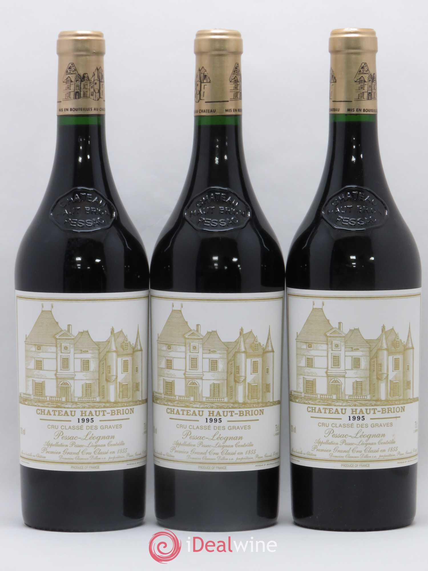 Château Haut Brion 1er Grand Cru Classé 1995 - Lotto di 12 bottiglie - 3