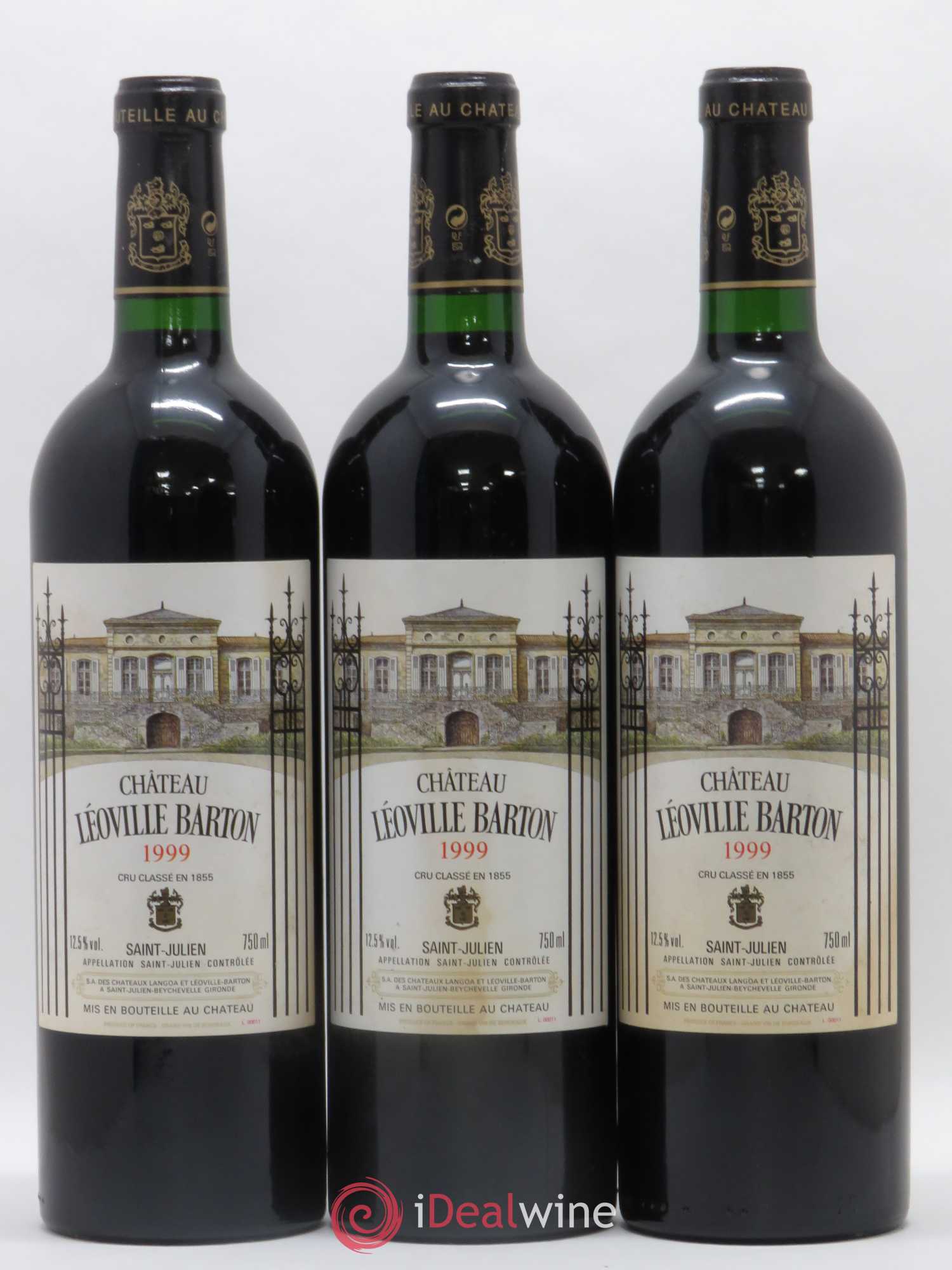 Château Léoville Barton 2ème Grand Cru Classé 1999 - Lot de 12 bouteilles - 2