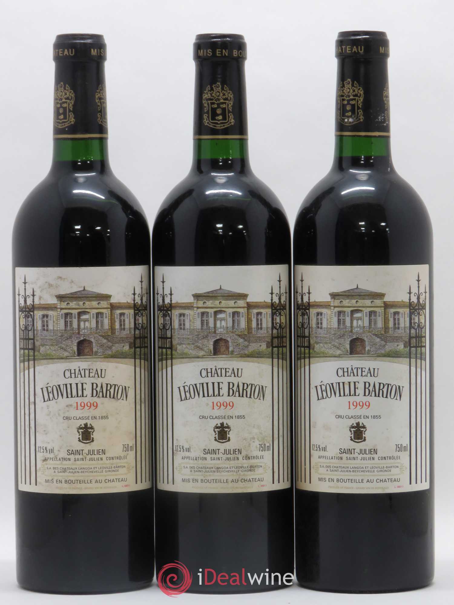 Château Léoville Barton 2ème Grand Cru Classé 1999 - Lot de 12 bouteilles - 3