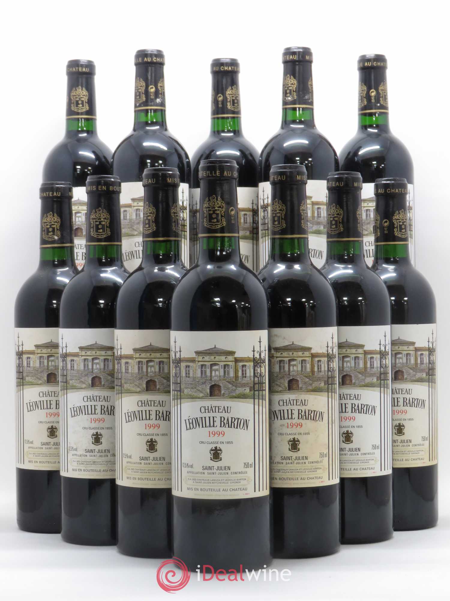 Château Léoville Barton 2ème Grand Cru Classé 1999 - Lot de 12 bouteilles - 0