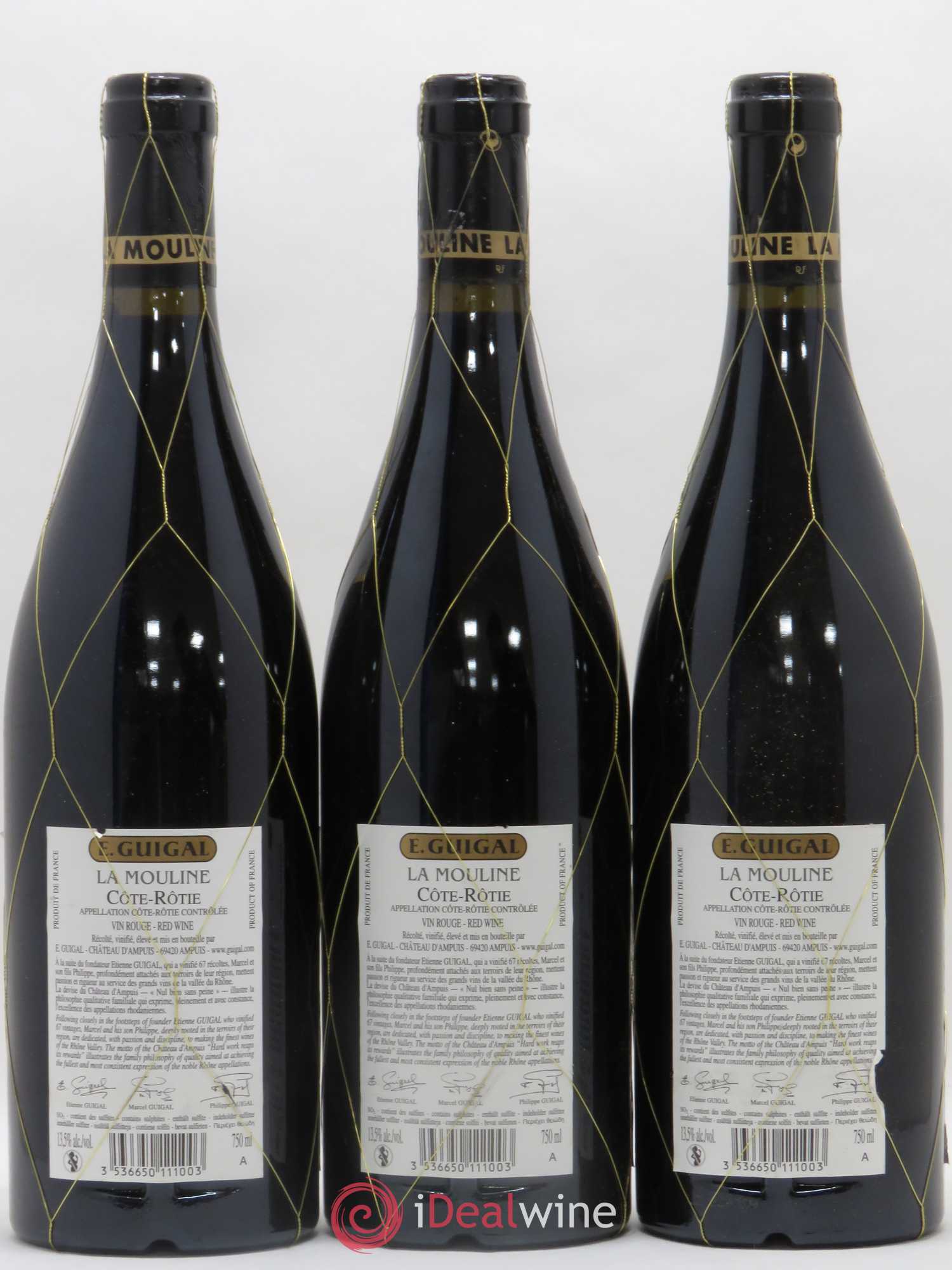 Côte-Rôtie La Mouline Guigal 2005 - Lot de 3 bouteilles - 1