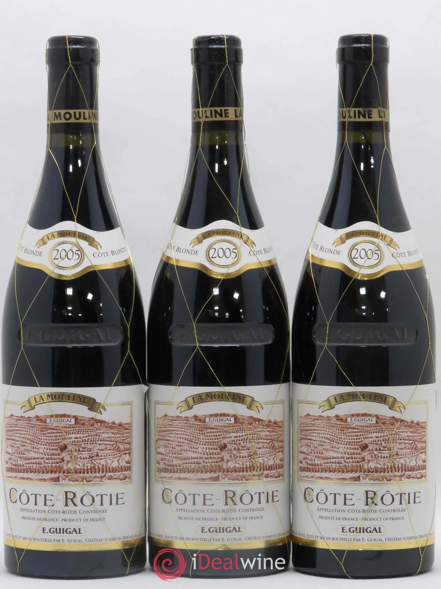 Côte-Rôtie La Mouline Guigal 2005 - Lot de 3 bouteilles - 0