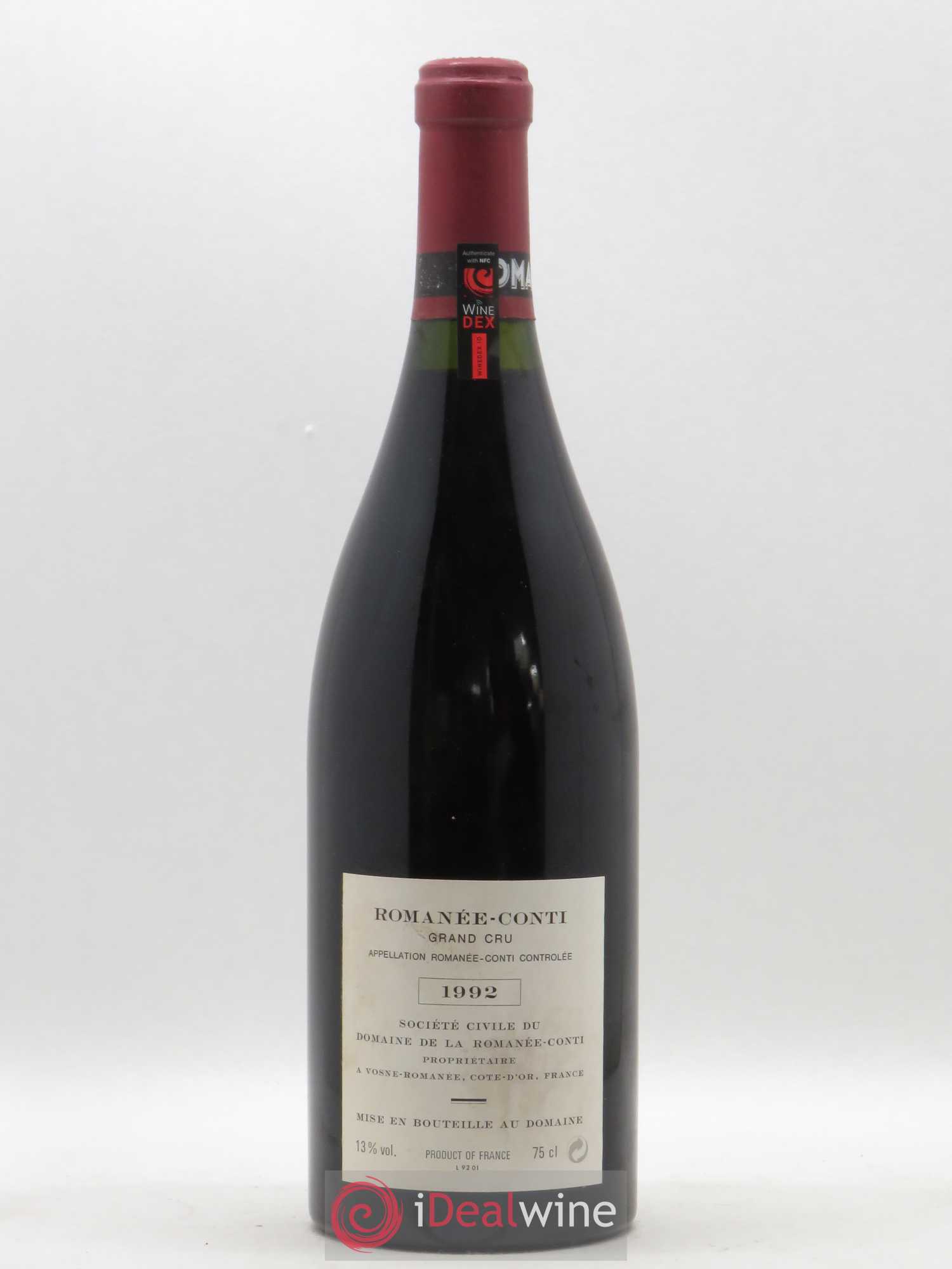 Romanée-Conti Grand Cru Domaine de la Romanée-Conti 1992 - Lot of 1 bottle - 1