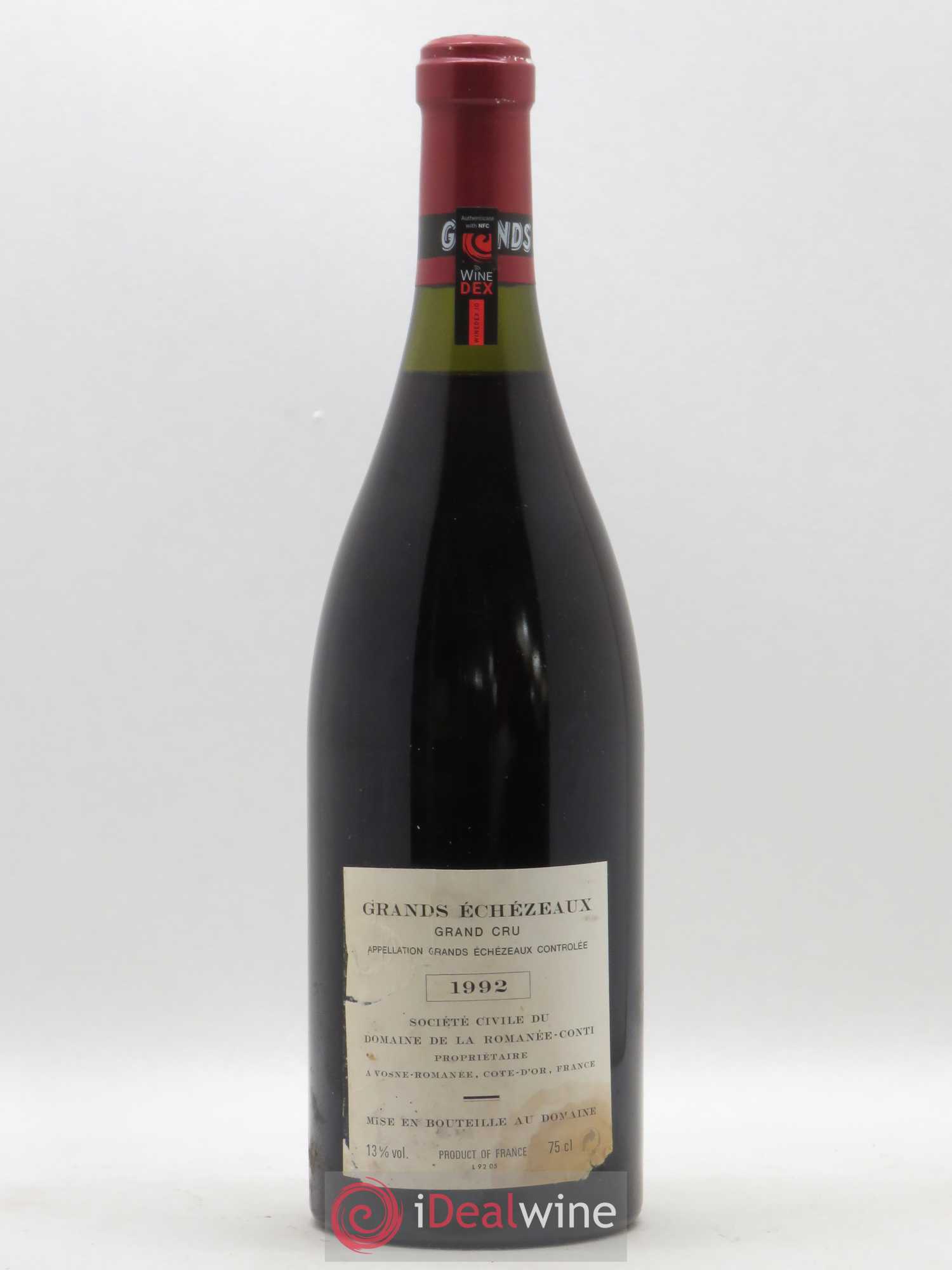 Grands-Echezeaux Grand Cru Domaine de la Romanée-Conti 1992 - Lot de 1 bouteille - 1