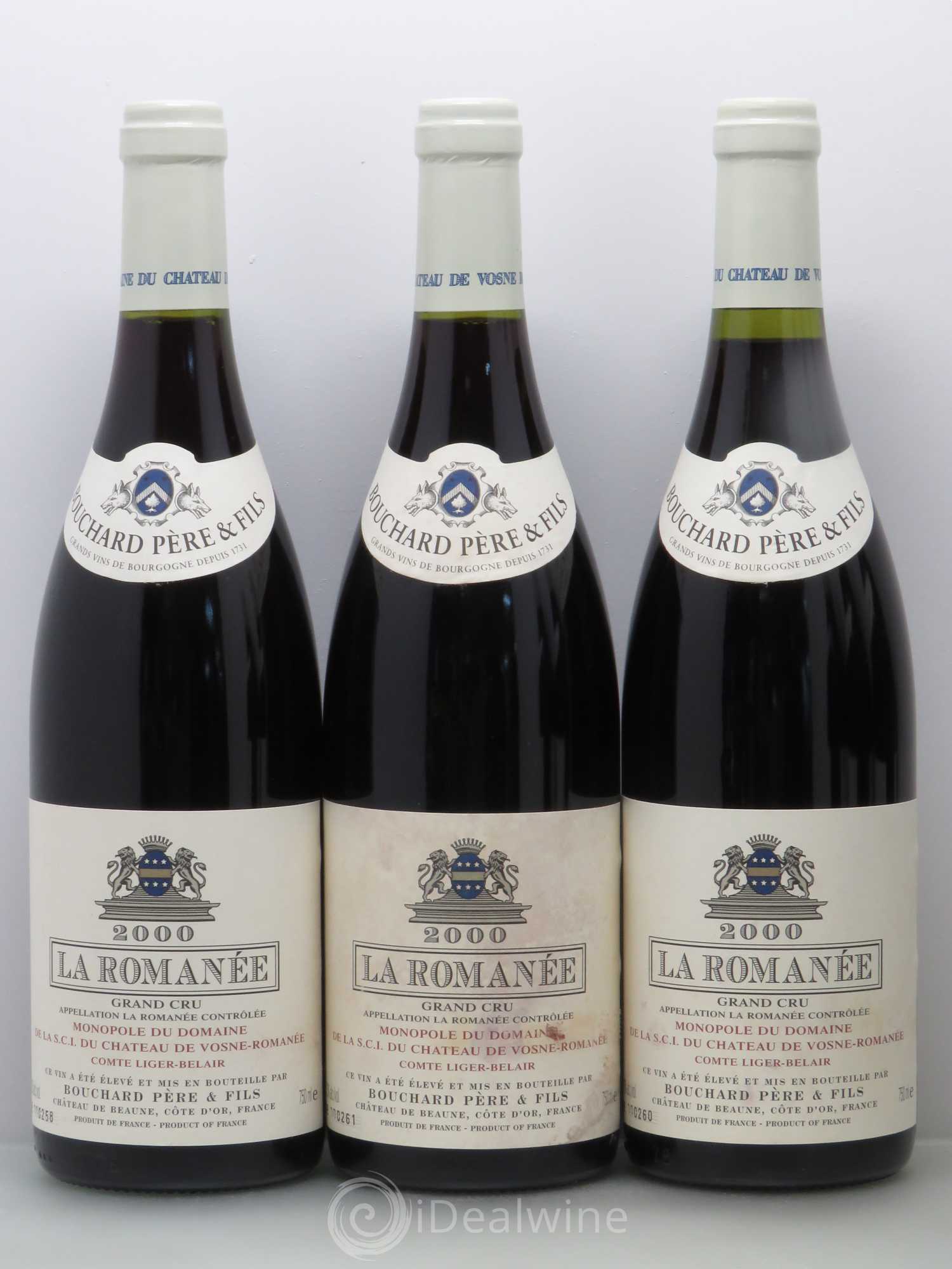 La Romanée Grand Cru Comte Liger-Belair (Domaine du) 2000 - Lot de 6 bouteilles - 1