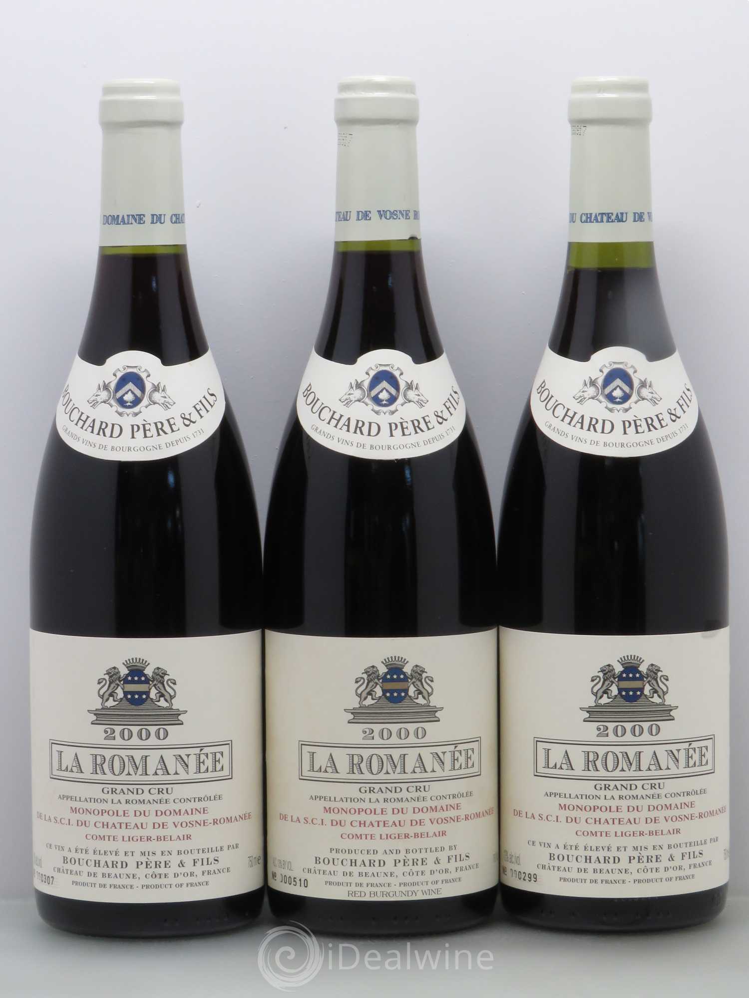 La Romanée Grand Cru Comte Liger-Belair (Domaine du) 2000 - Lot de 6 bouteilles - 2
