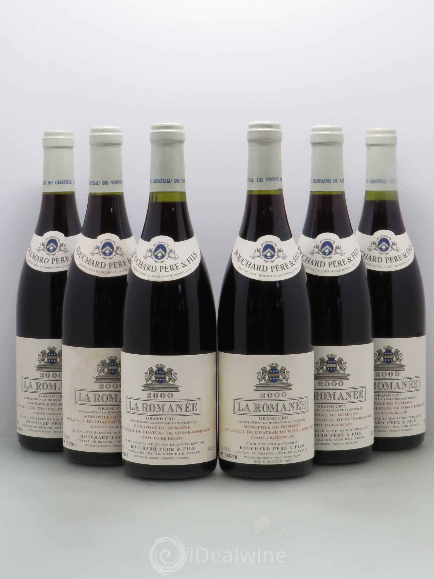La Romanée Grand Cru Comte Liger-Belair (Domaine du) 2000 - Lot de 6 bouteilles - 0