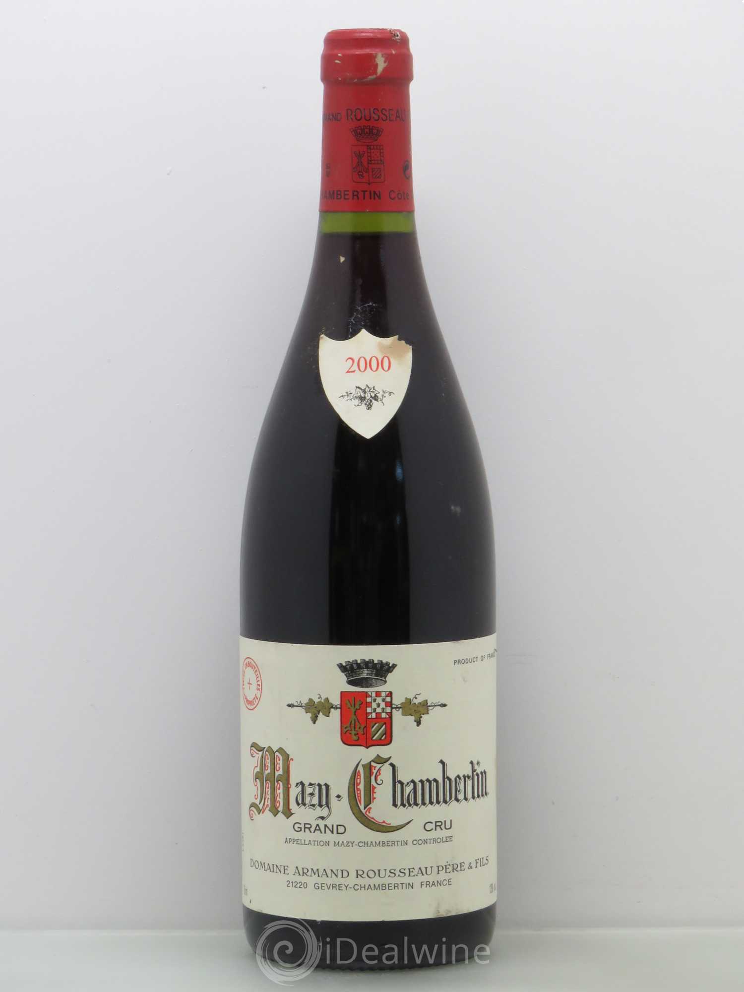 Mazis-Chambertin Grand Cru Armand Rousseau (Domaine) 2000 - Lot de 1 bouteille - 0