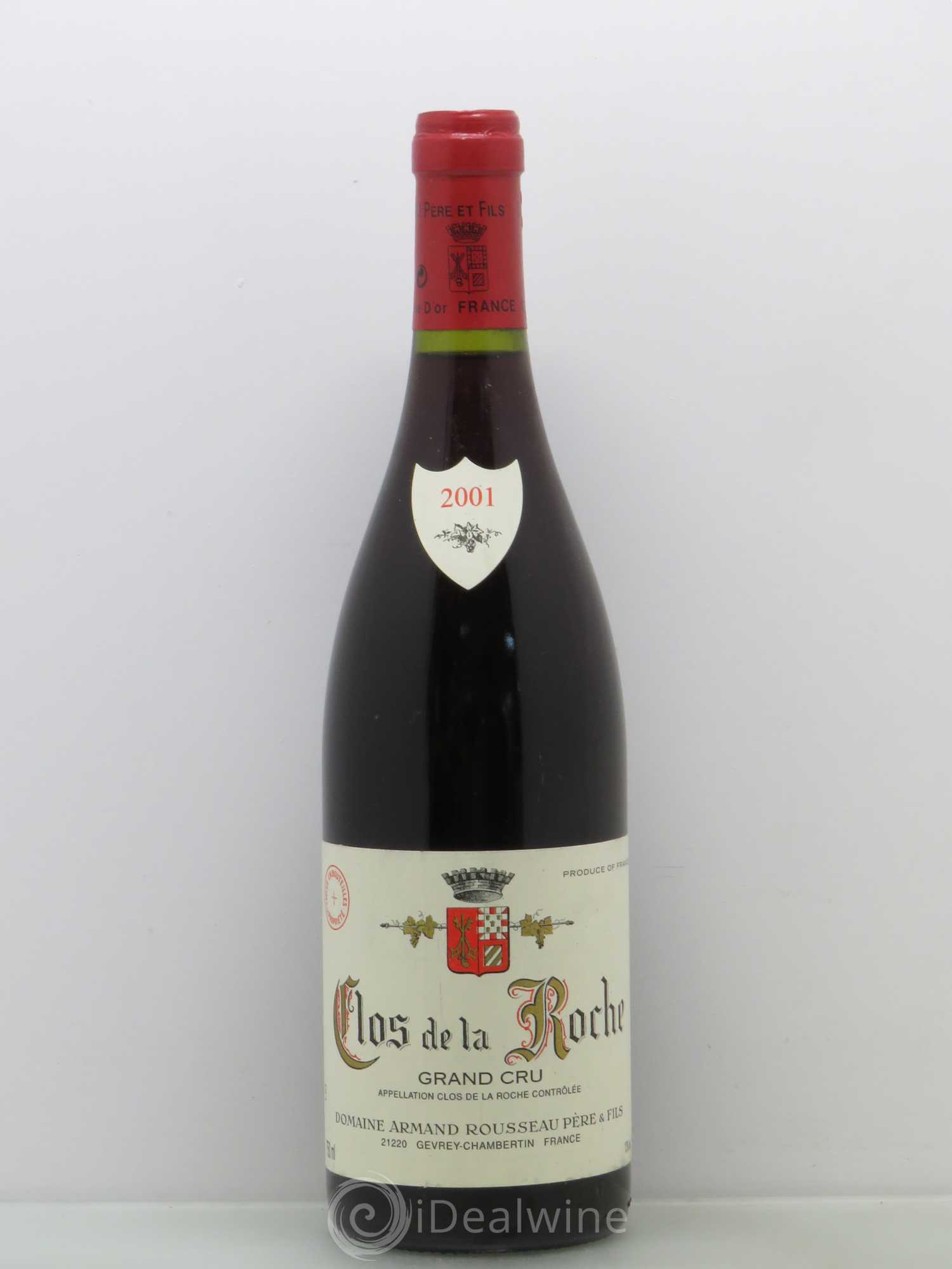 Clos de la Roche Grand Cru Armand Rousseau (Domaine) 2001 - Lot de 1 bouteille - 0