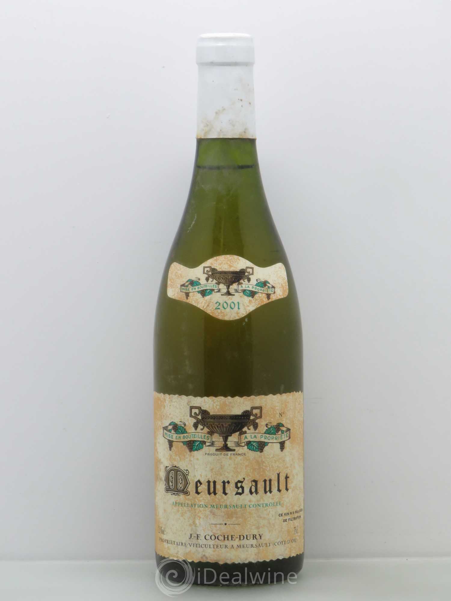 Meursault Coche Dury (Domaine) 2001 - Lot de 1 bouteille - 0