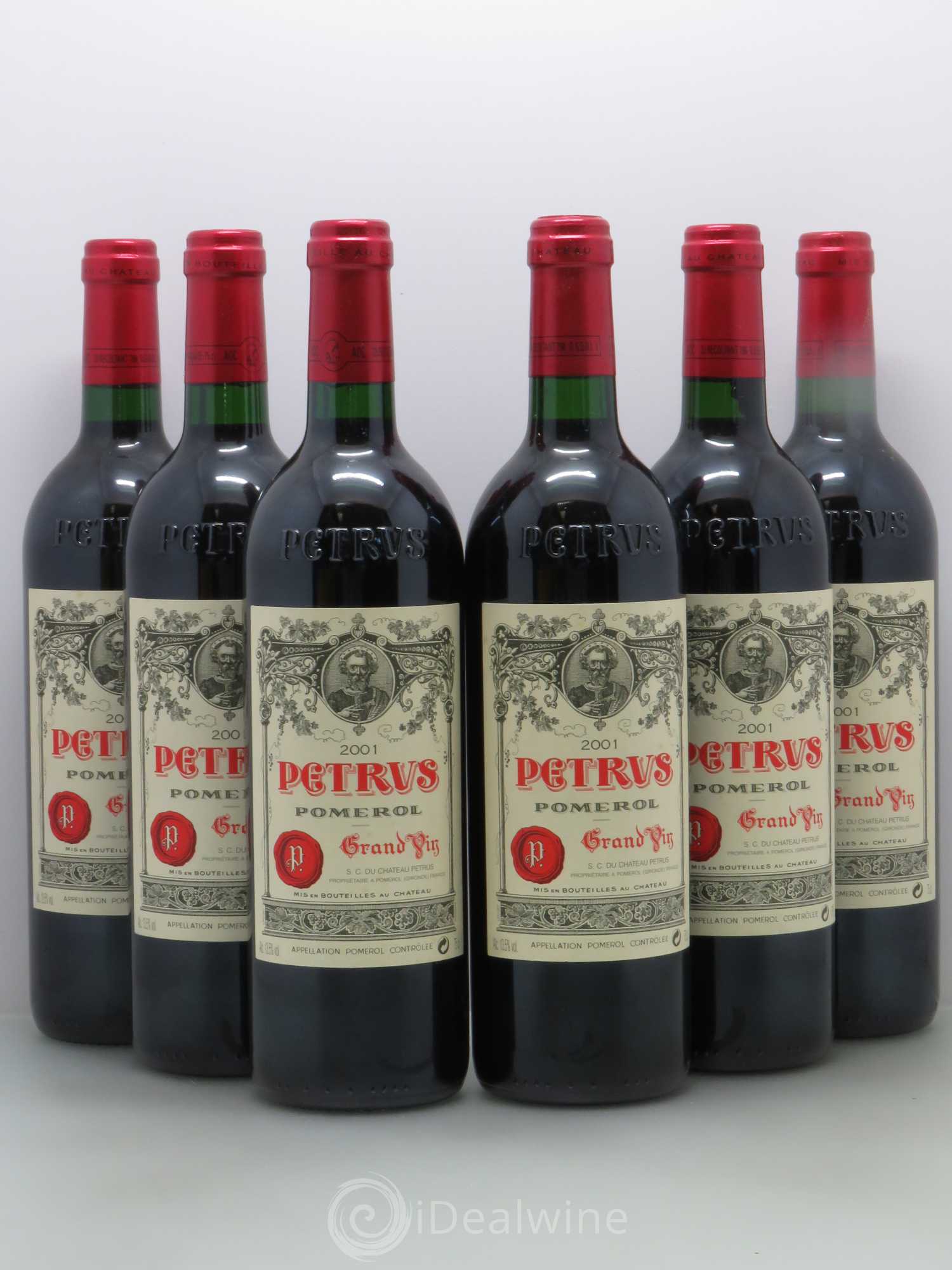 Petrus 2001 - Lot de 6 bouteilles - 0