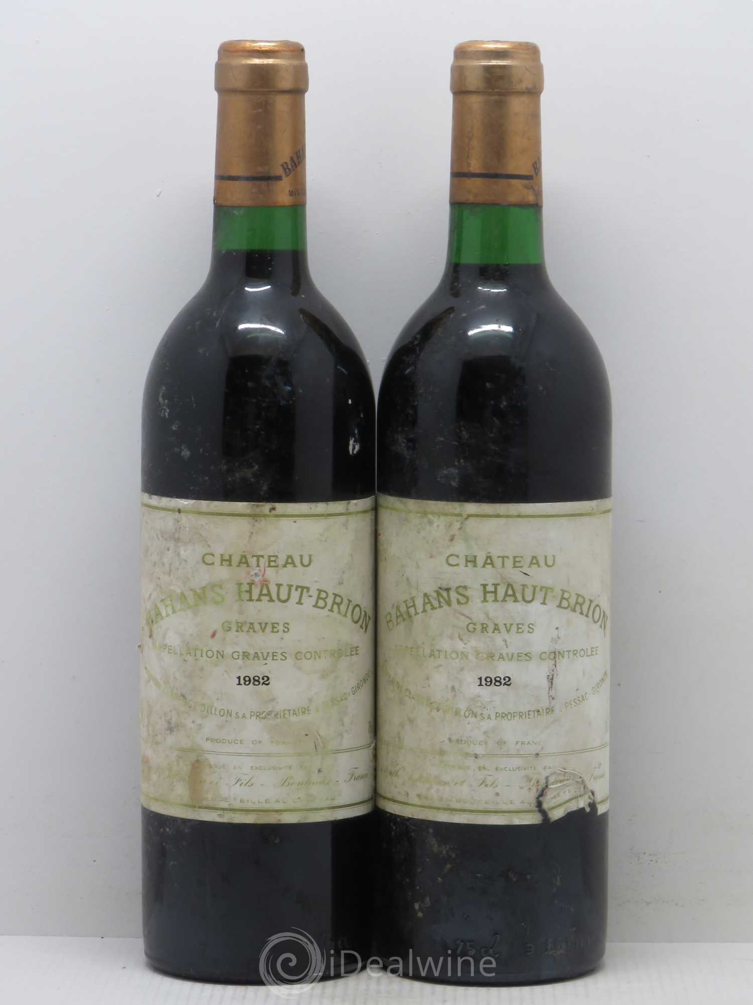 Clarence (Bahans) de Haut-Brion Second Vin 1982 - Lot de 2 bouteilles - 0