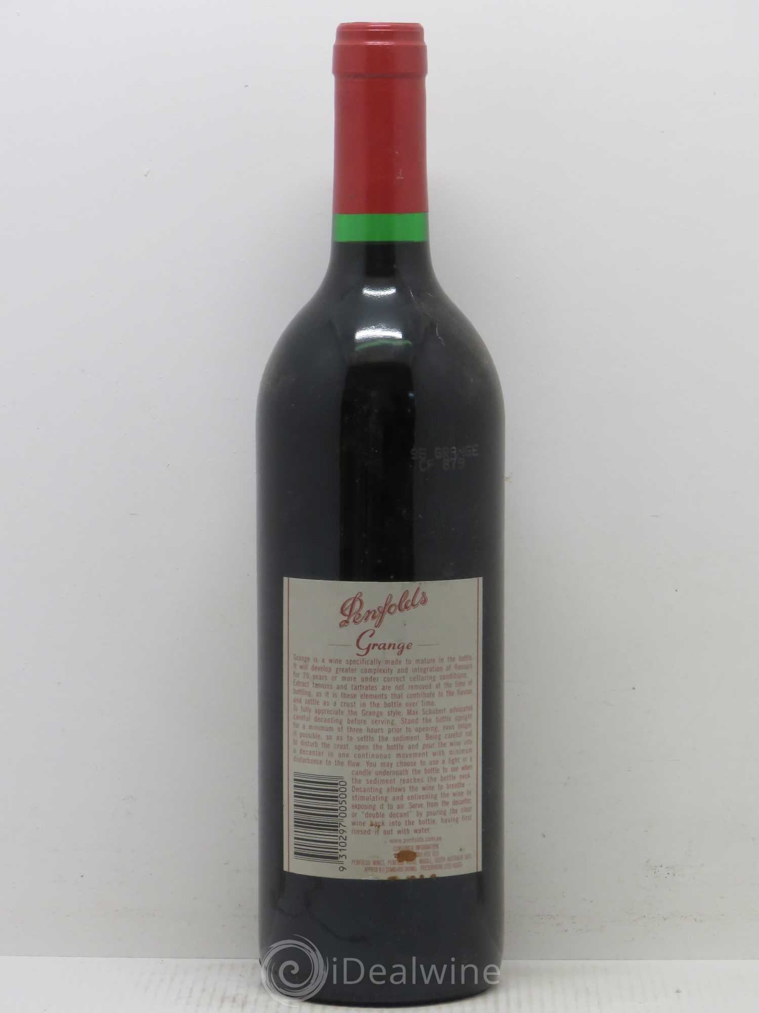 South Australia Penfolds Wines Grange Bin 95 Bin 95 1995 - Lot de 1 bouteille - 1