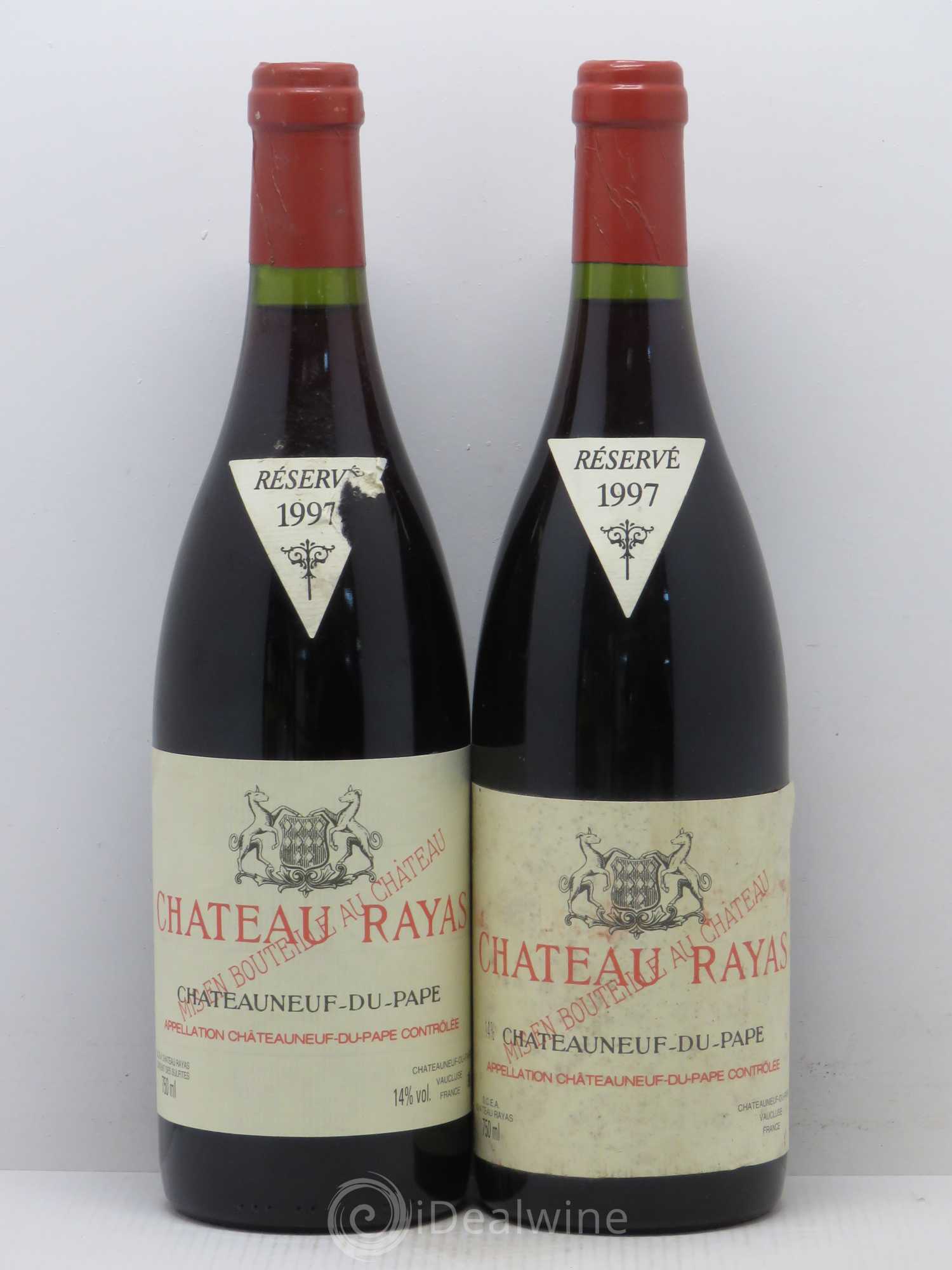 Châteauneuf-du-Pape Château Rayas Emmanuel Reynaud 1997 - Lot de 2 bouteilles - 0