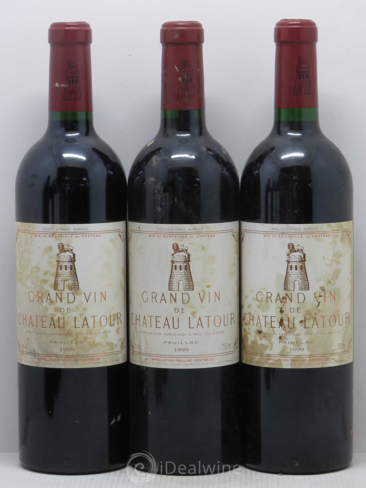 Château Latour 1er Grand Cru Classé 1999 - Lot de 6 bouteilles - 1